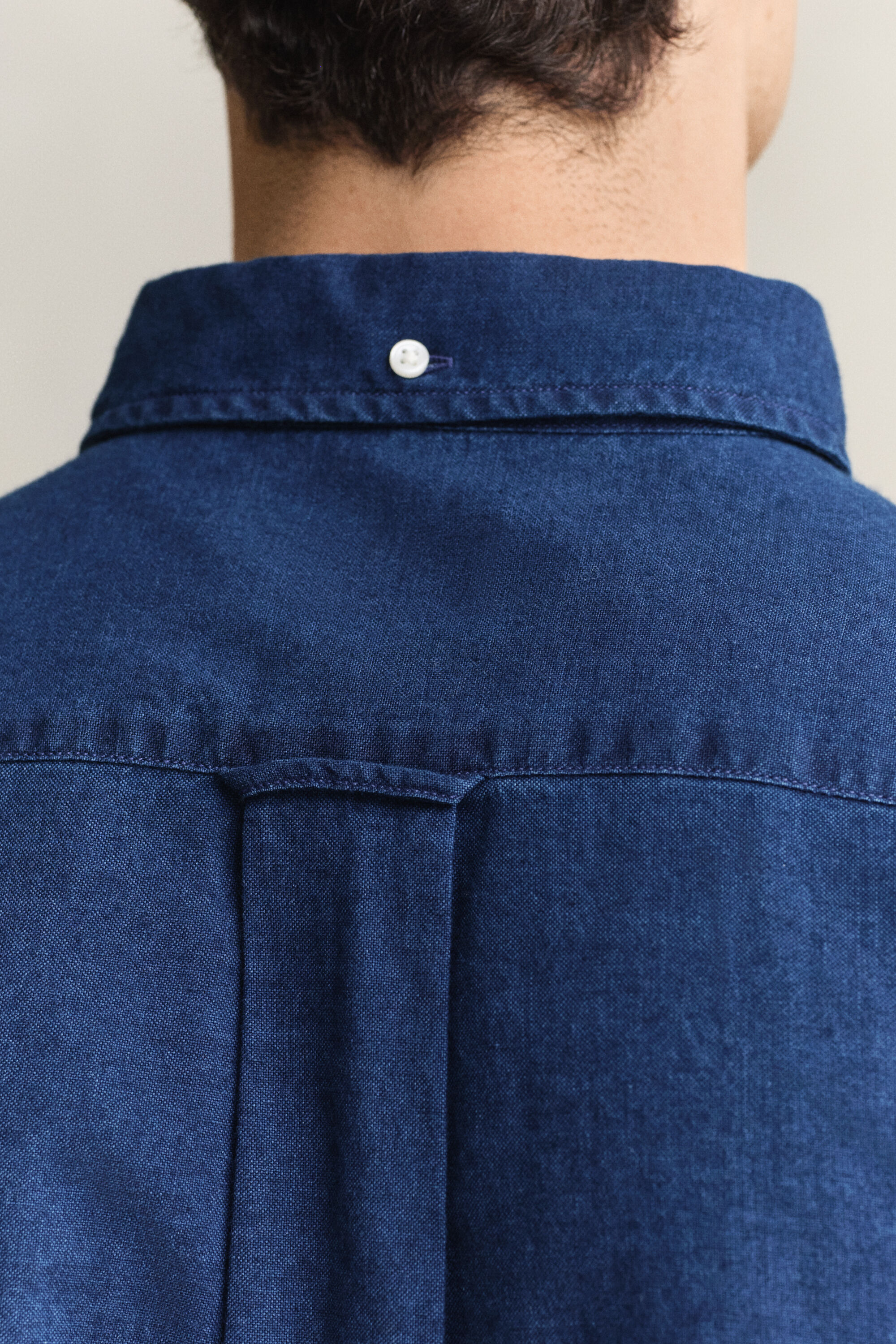 Indigo Oxford-Hemd