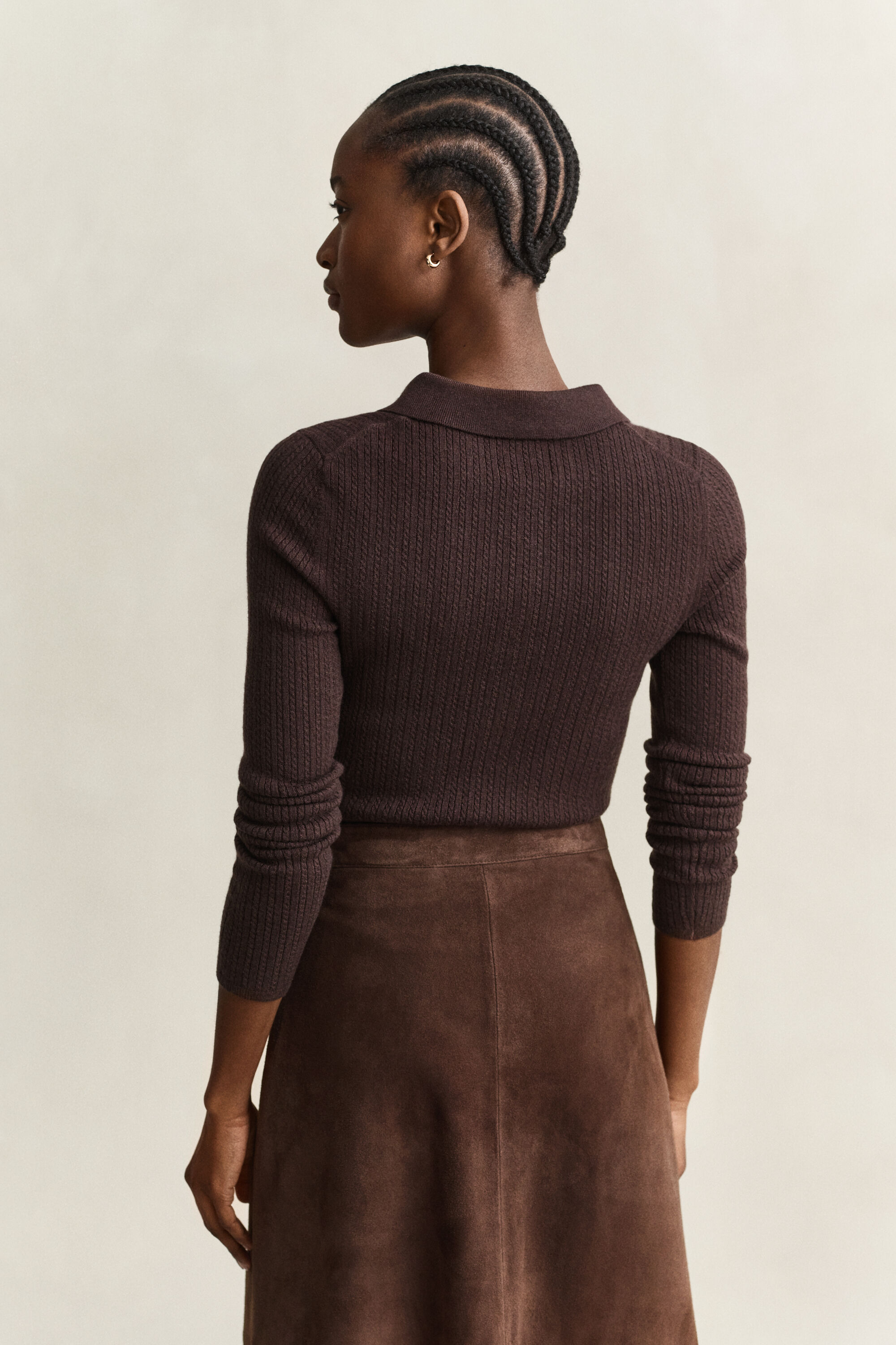 Zopfstrickshirt