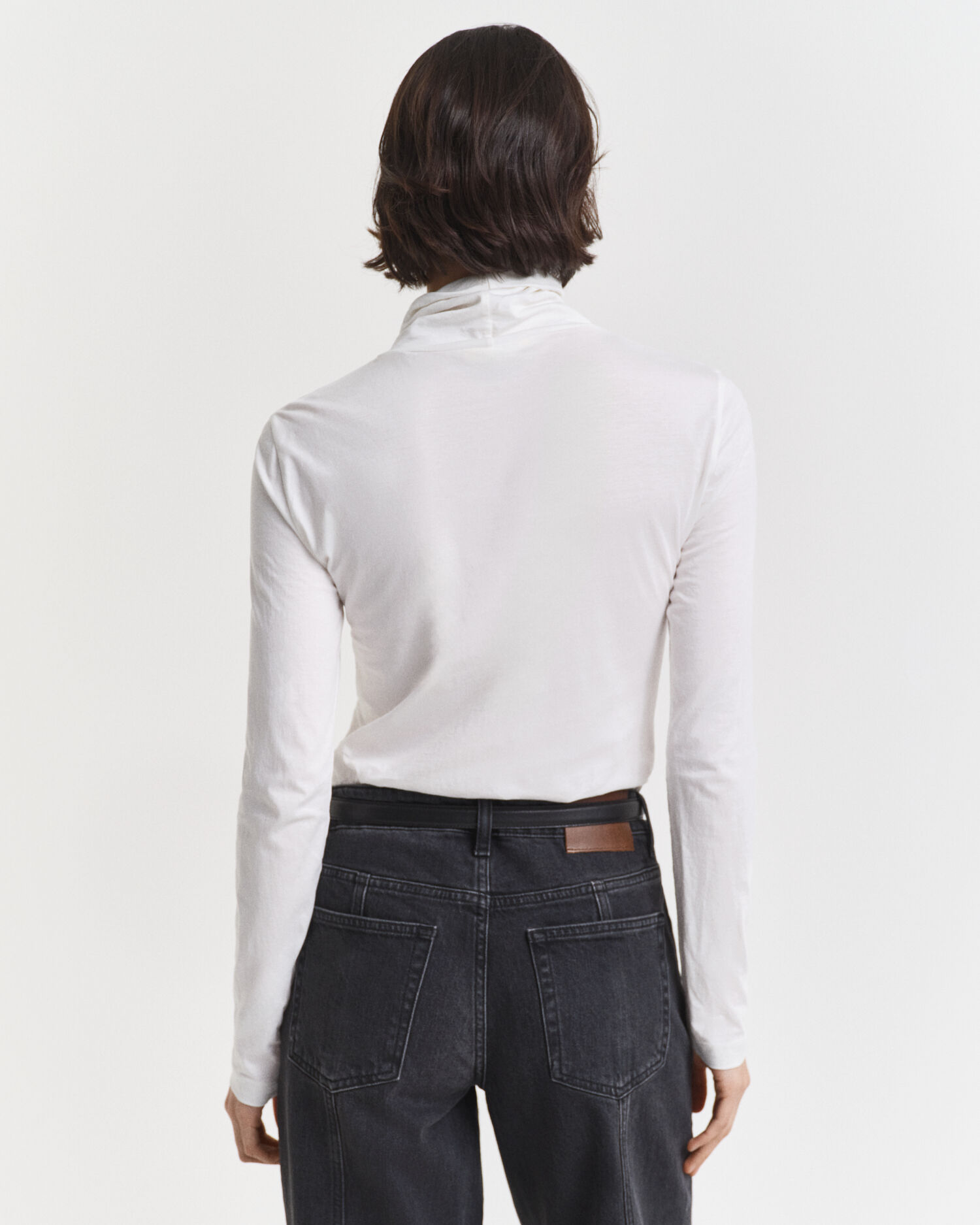 Leichter Rollkragenpullover aus Baumwolle