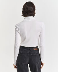 Leichter Rollkragenpullover aus Baumwolle