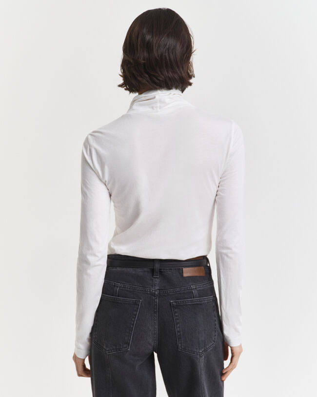 Leichter Rollkragenpullover aus Baumwolle