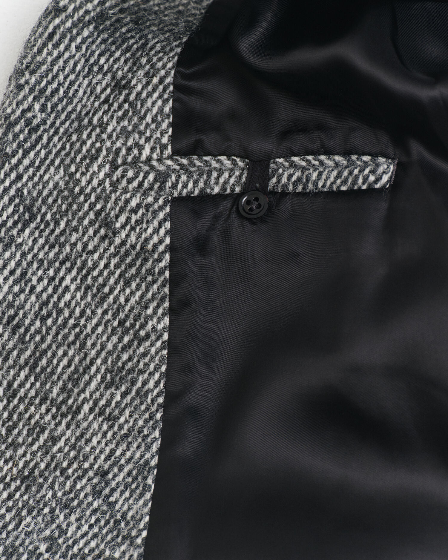 Tweedmantel aus Wolle