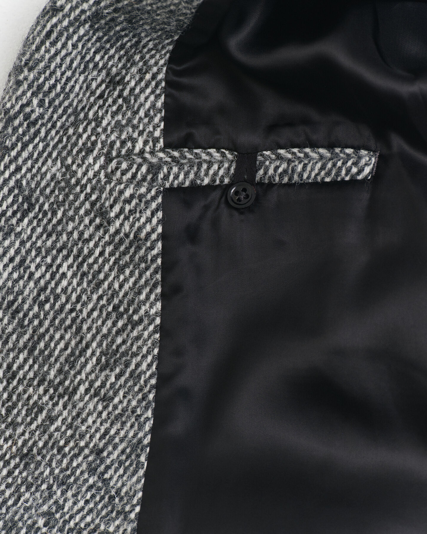 Tweedmantel aus Wolle