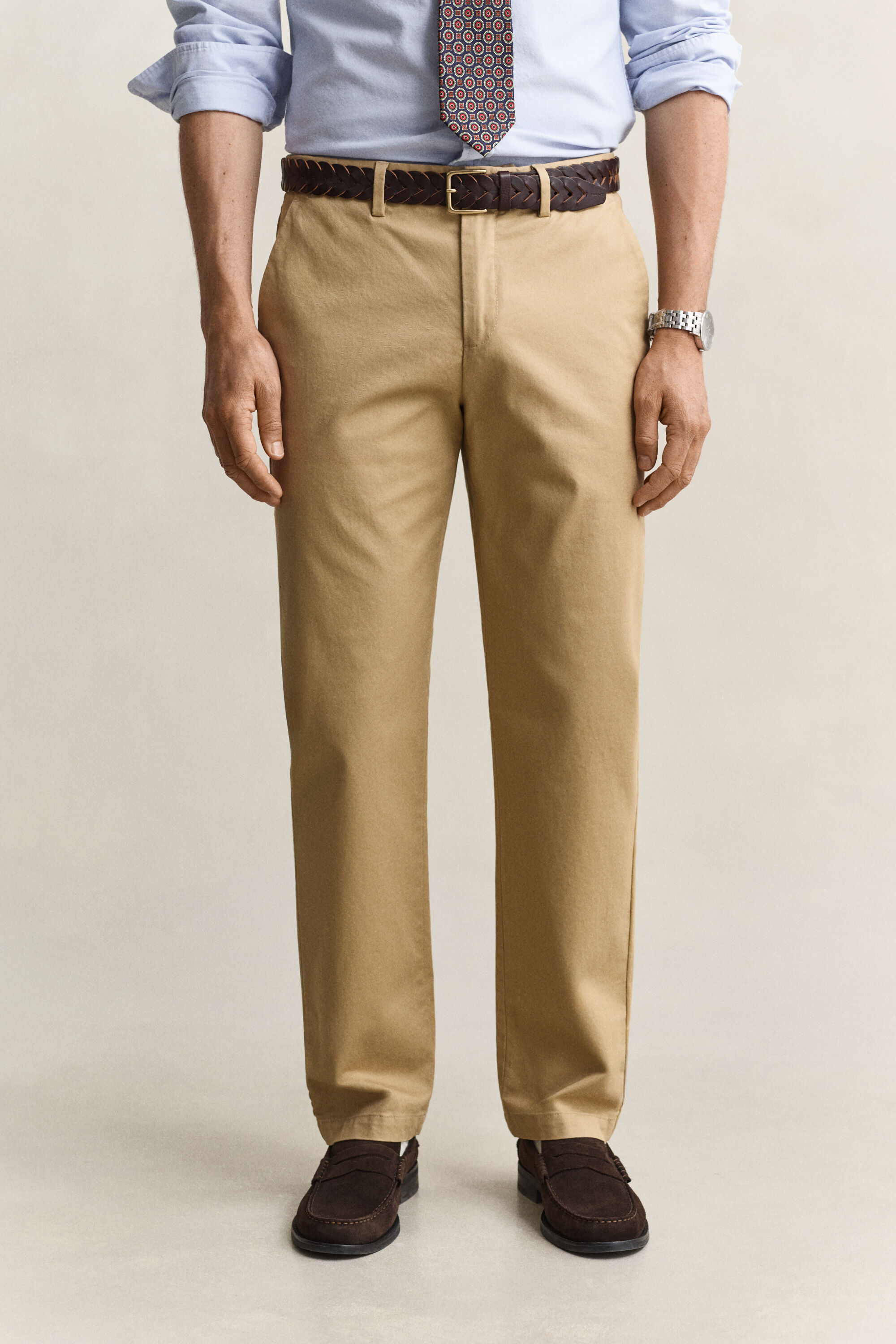 Elegante Regular Fit Chinohose