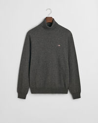 Rollkragenpullover aus Wolle und Baumwolle