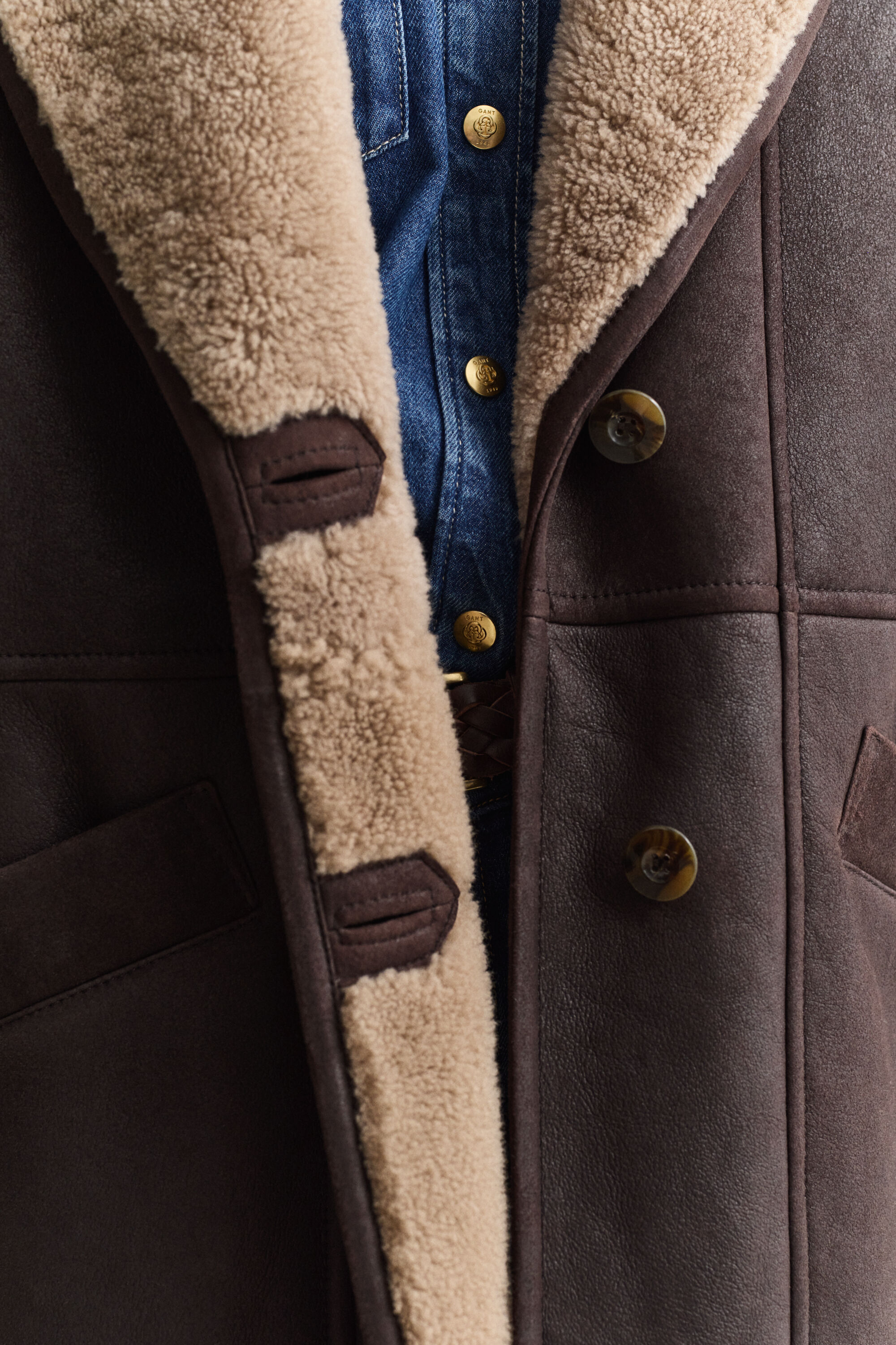 Shearling-Jacke