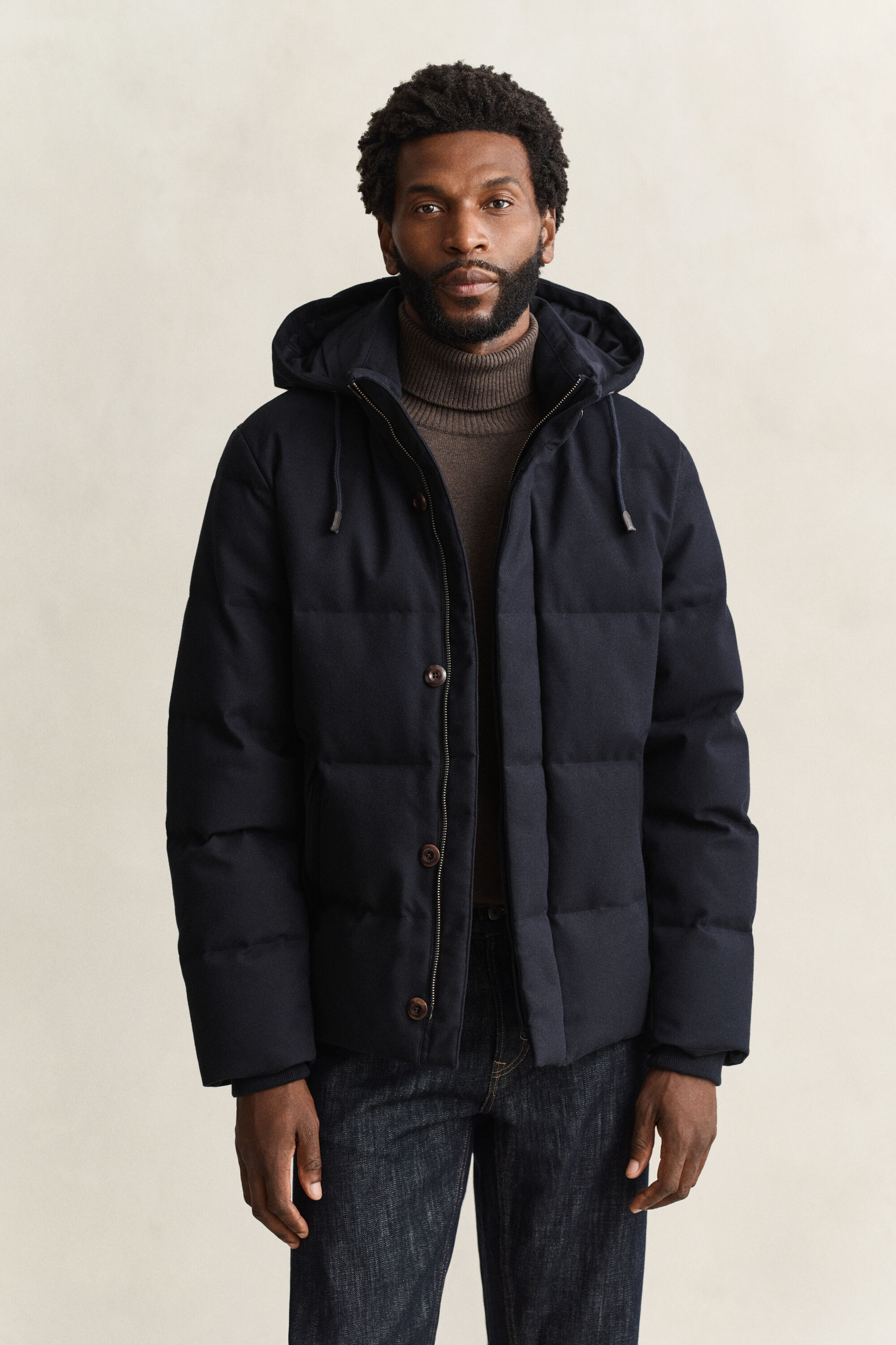 Flanelldaunenjacke