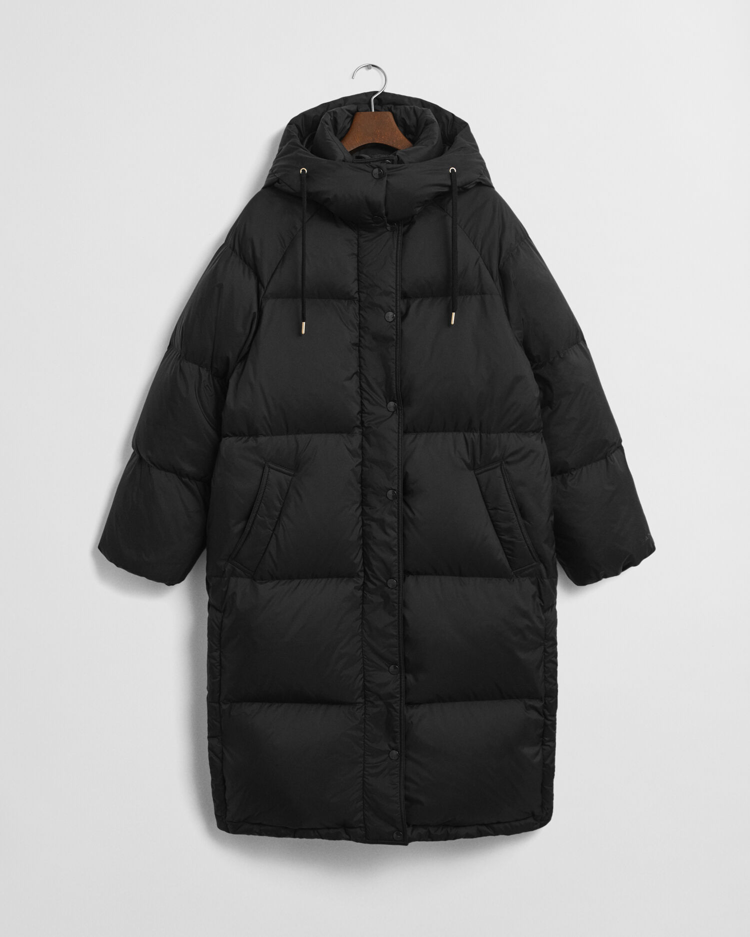 Langer Daunenmantel