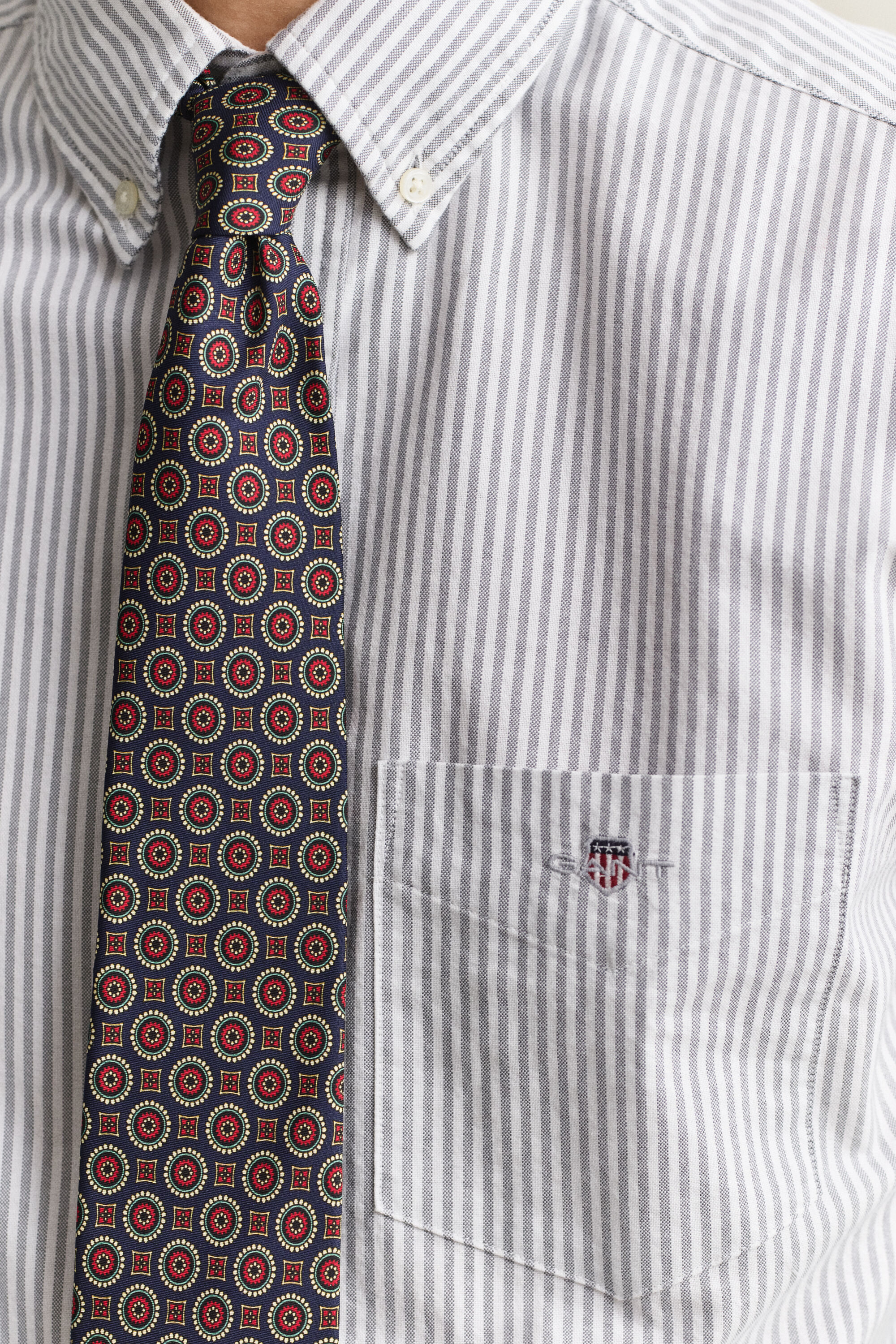 Banker Stripe Classic Oxford-Hemd