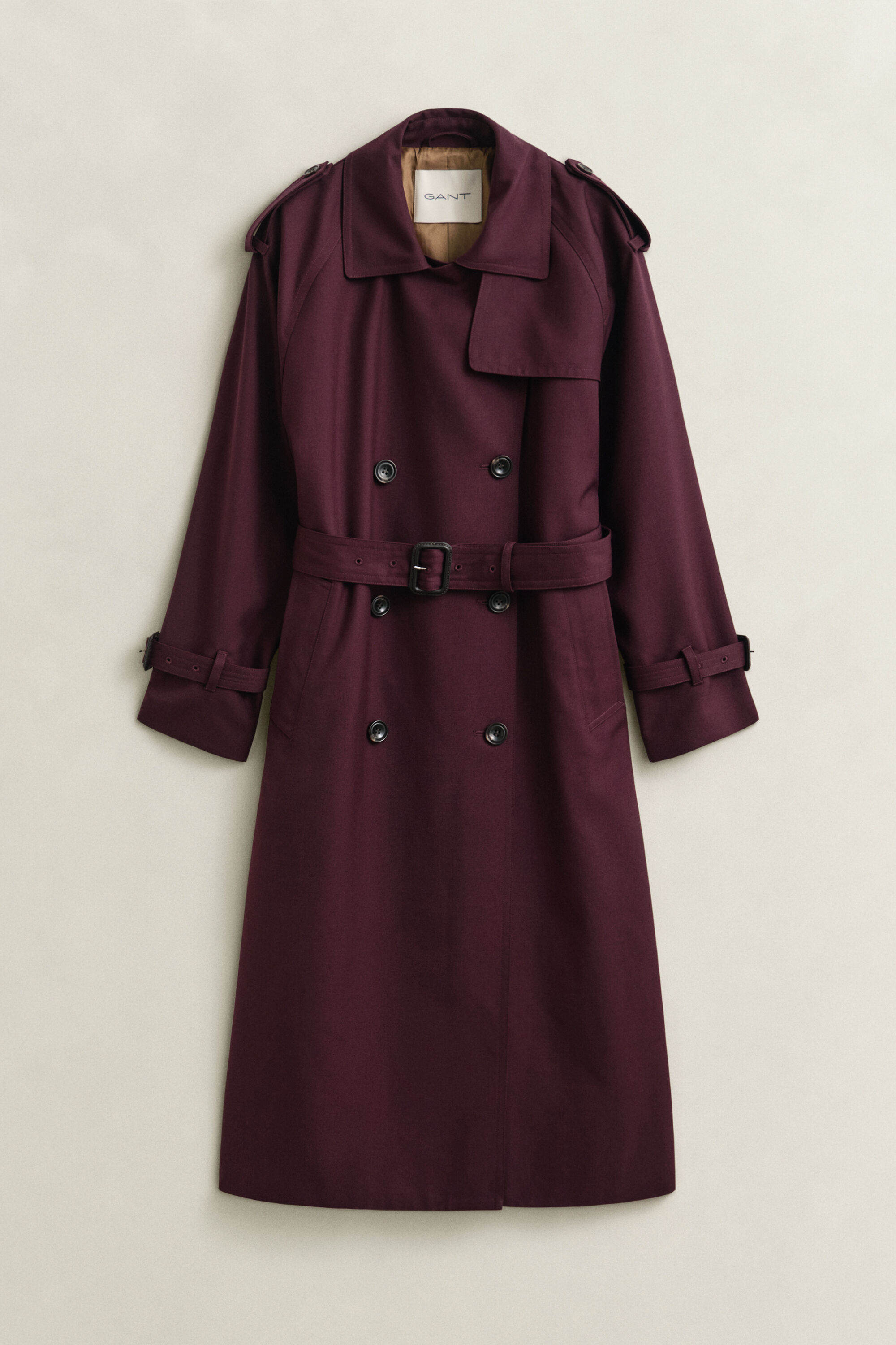 Trenchcoat aus Wollgemisch