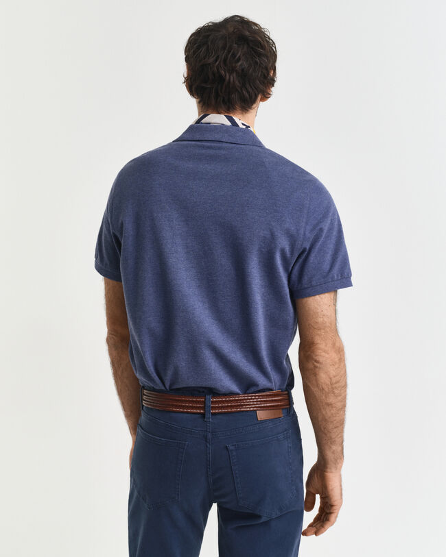 Regular Fit Shield Piqu&eacute; Poloshirt