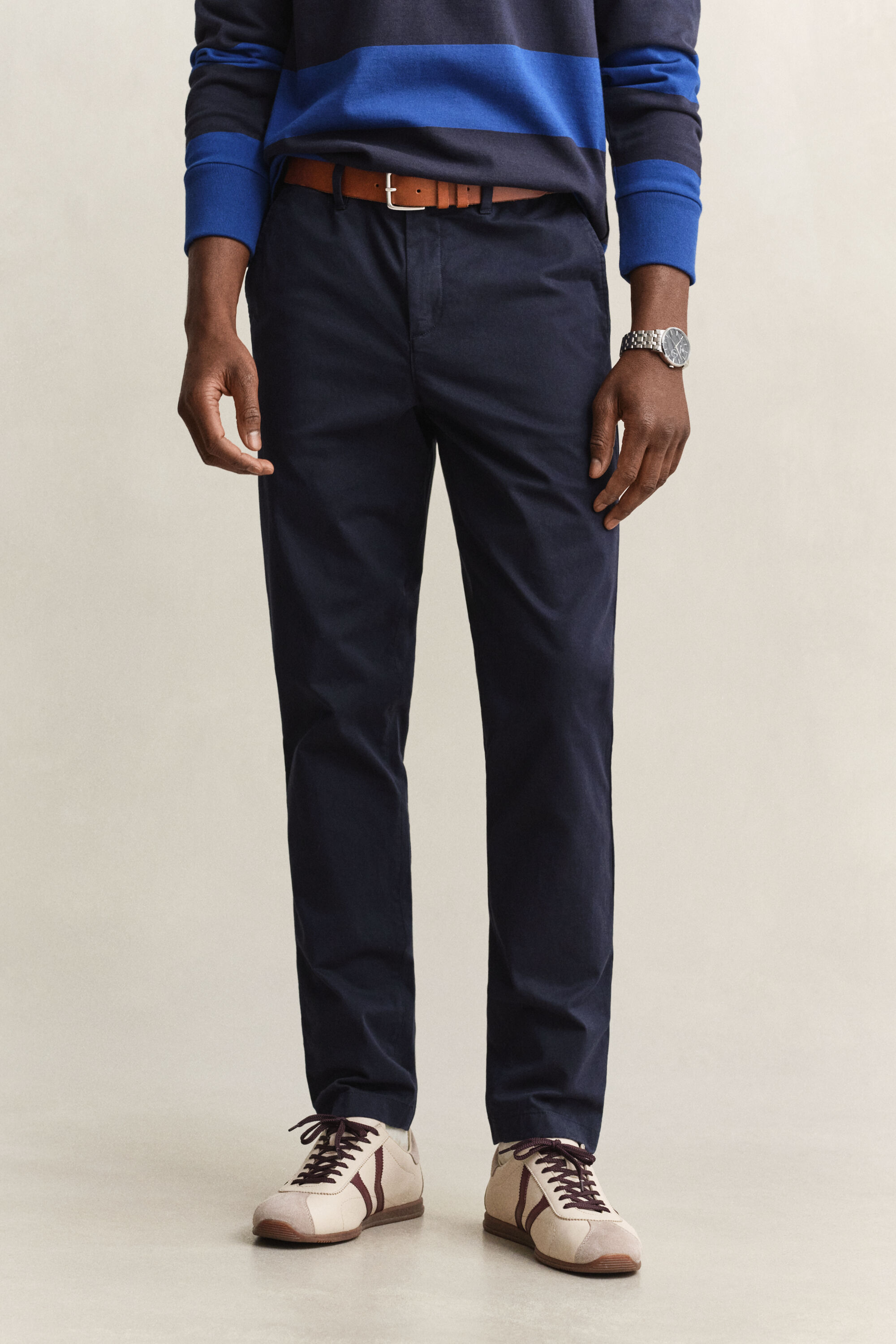 Classic Slim Fit Chinohose