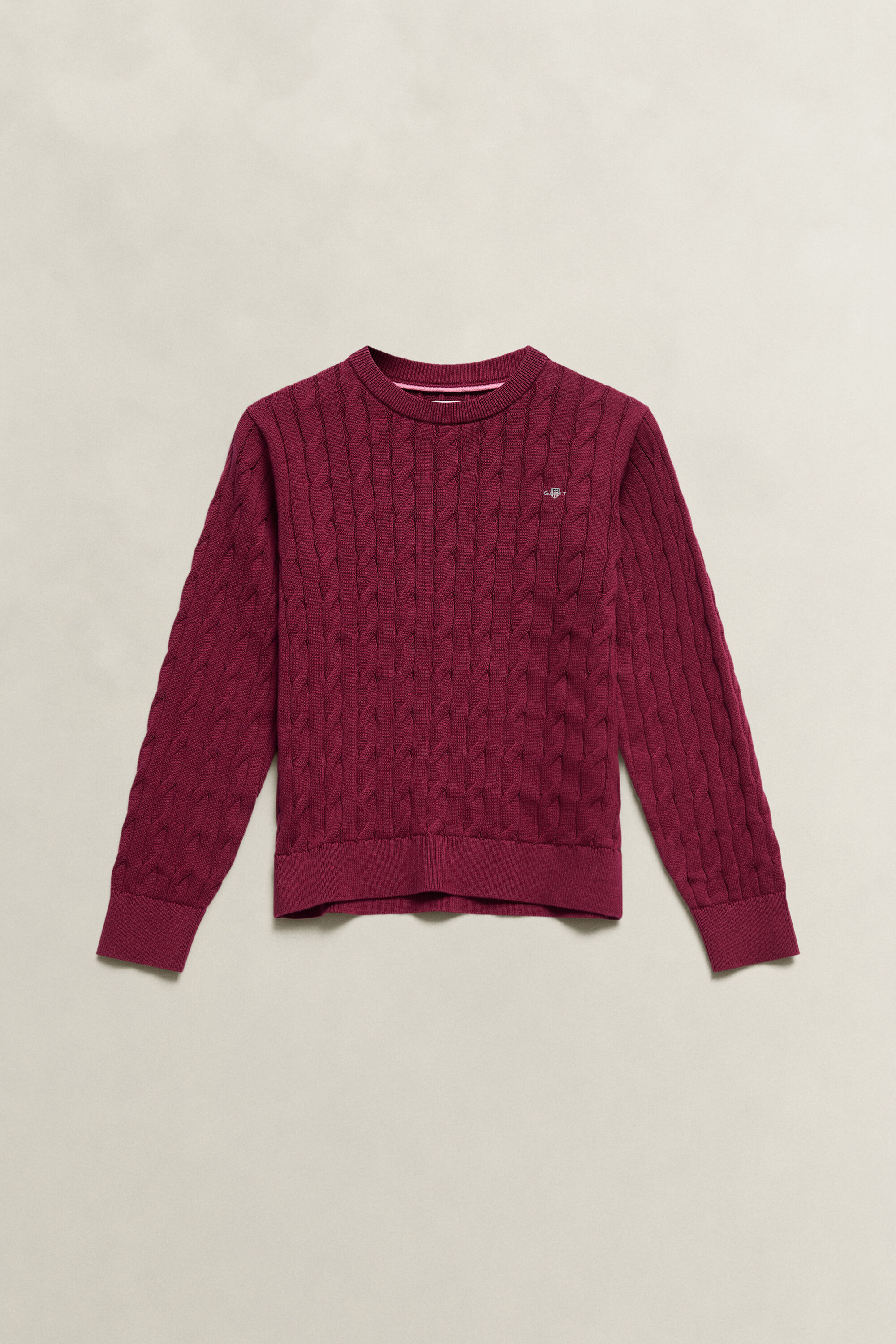 Teen Girls Shield Zopfstrickpullover