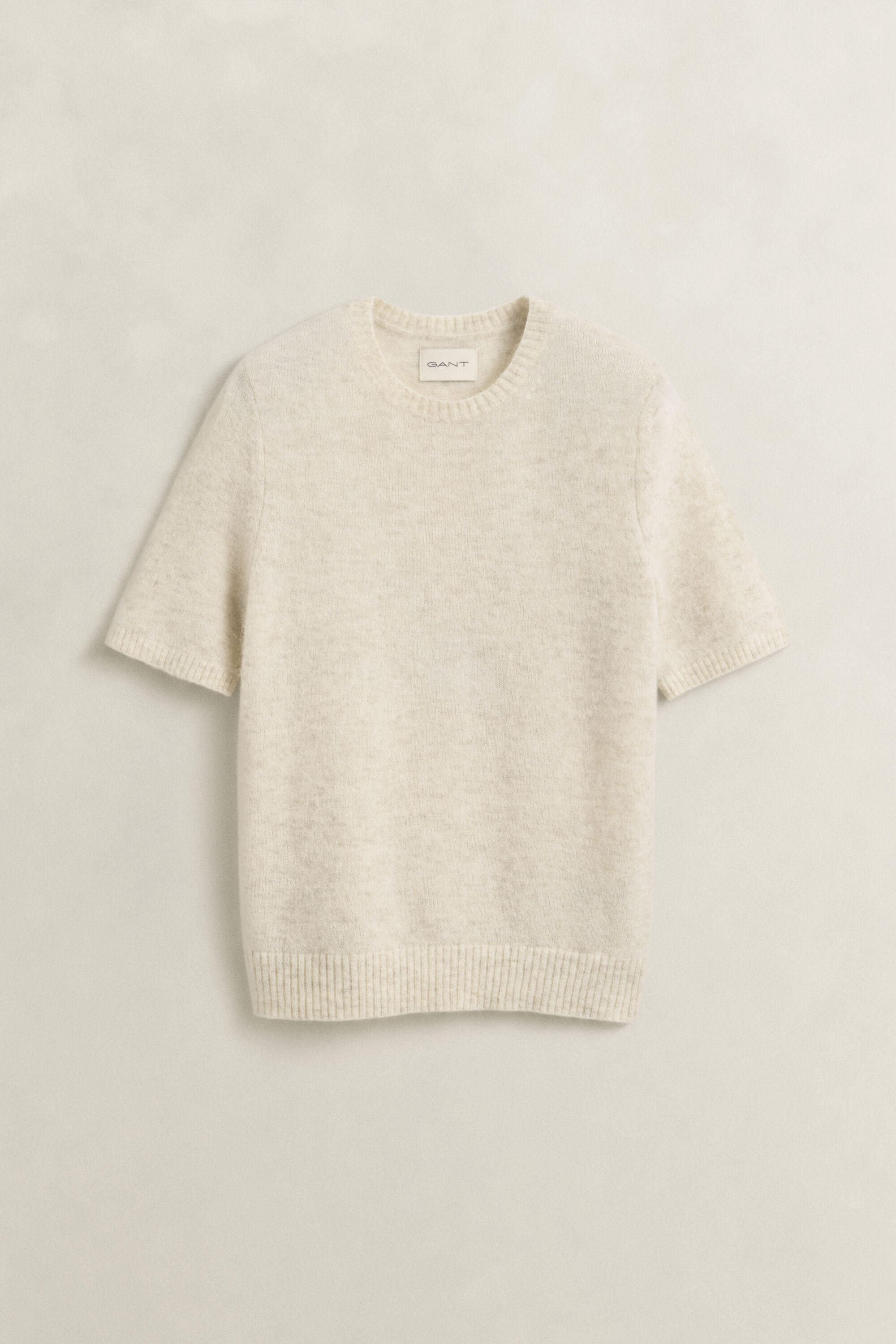 Kurzarmpullover aus Alpakawollgemisch