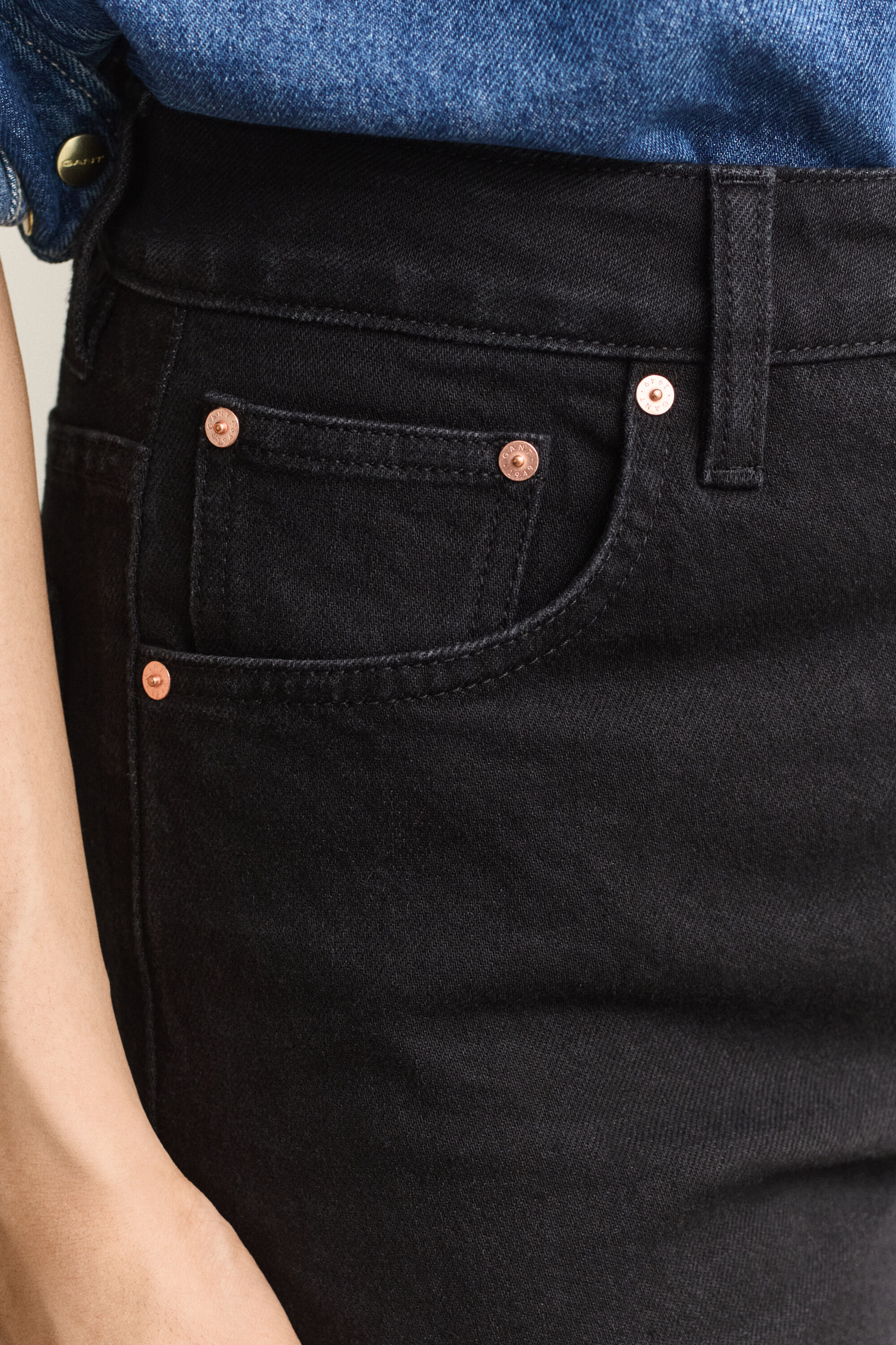 Slim Fit High-Waisted Jeans