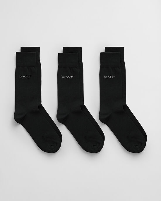 3er-Pack Socken aus mercerisierter Baumwolle