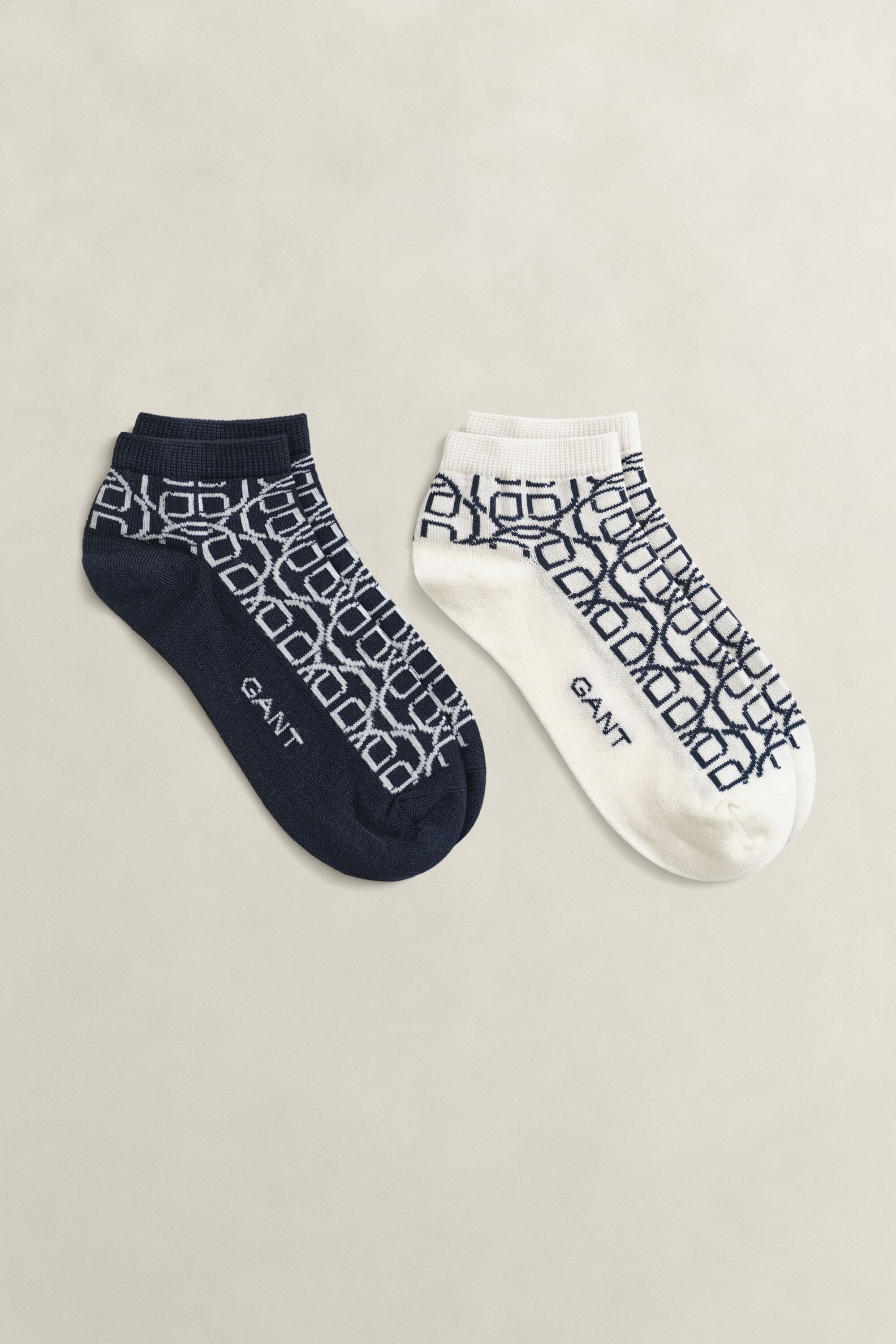 2er-Pack Monogram Socken