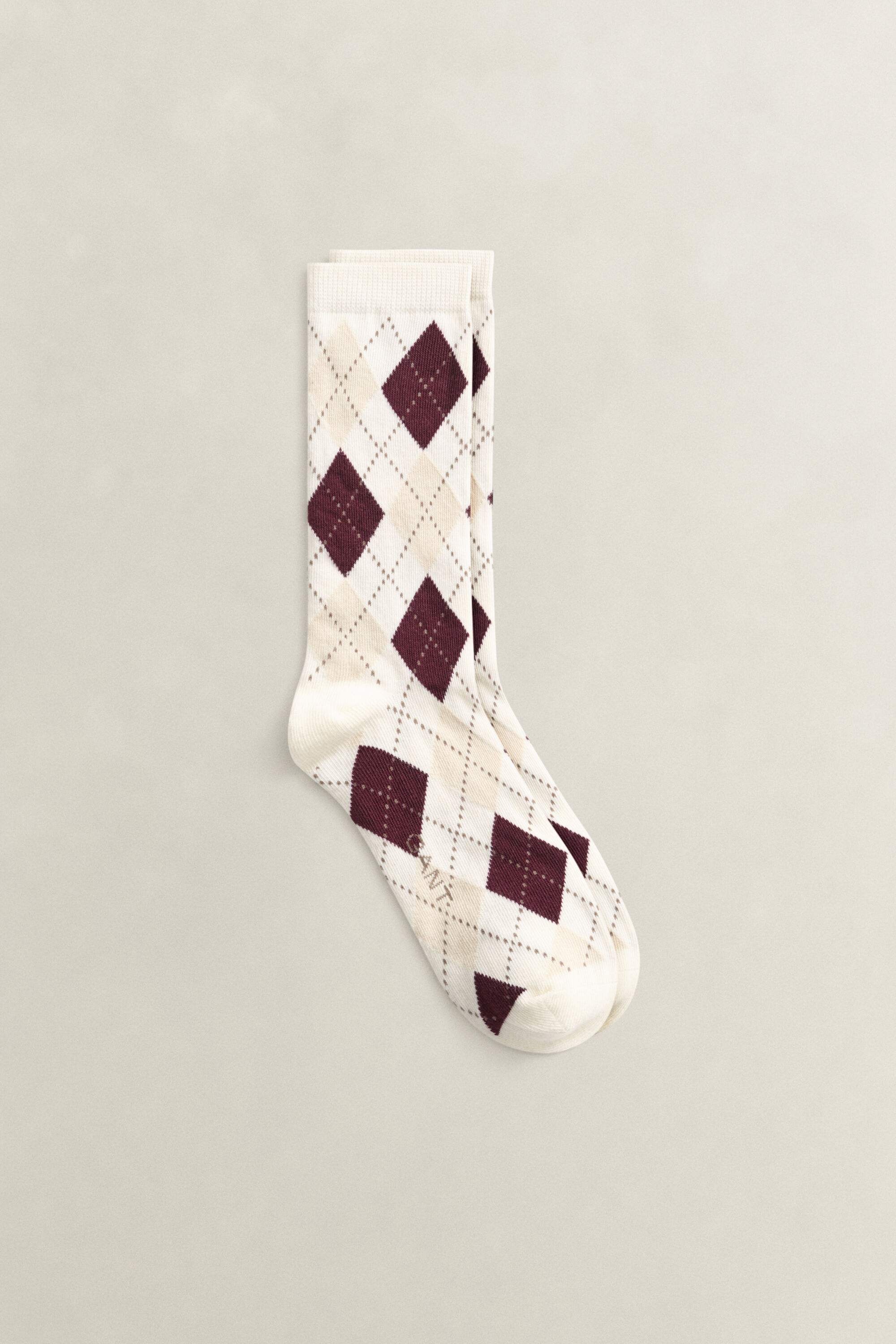 Argyle Socken mit Karomuster