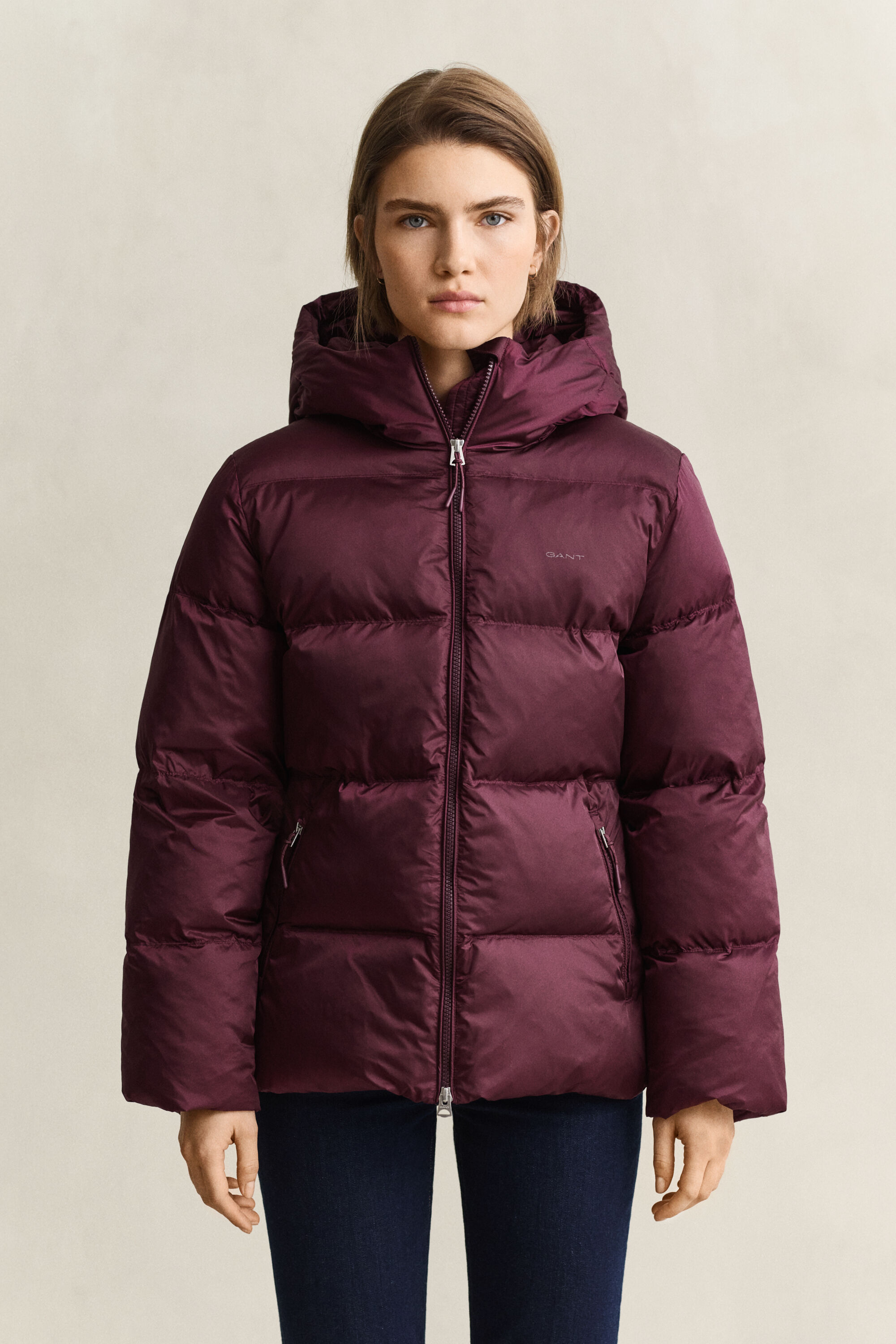 Steppjacke mit mittlerer Wattierung