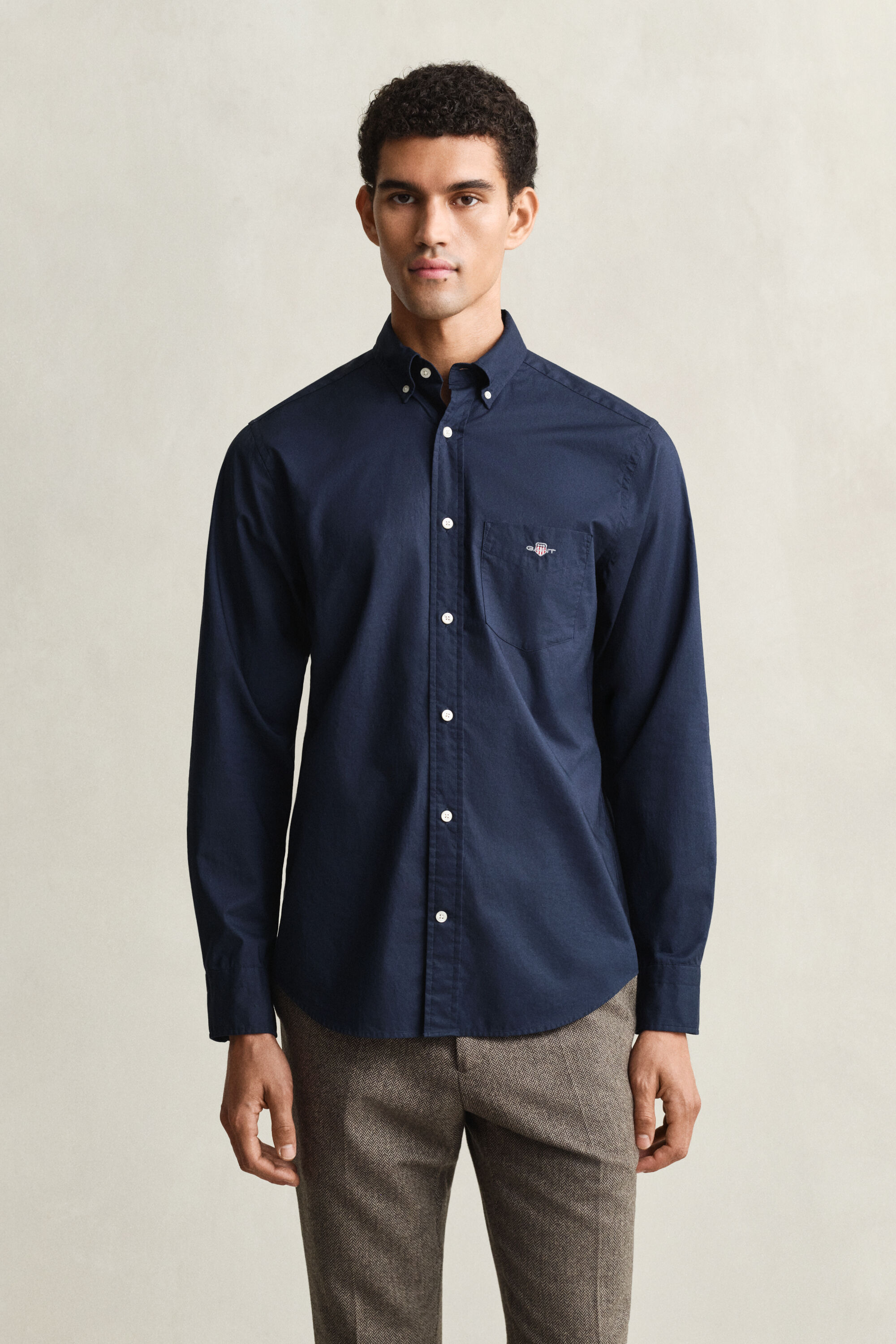 Regular Fit Classic Popeline Hemd