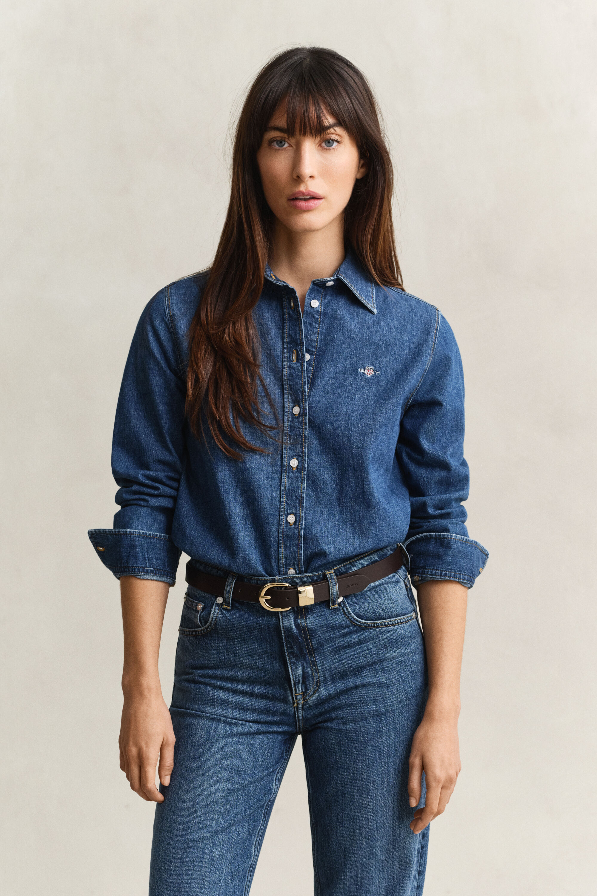 Jeansbluse