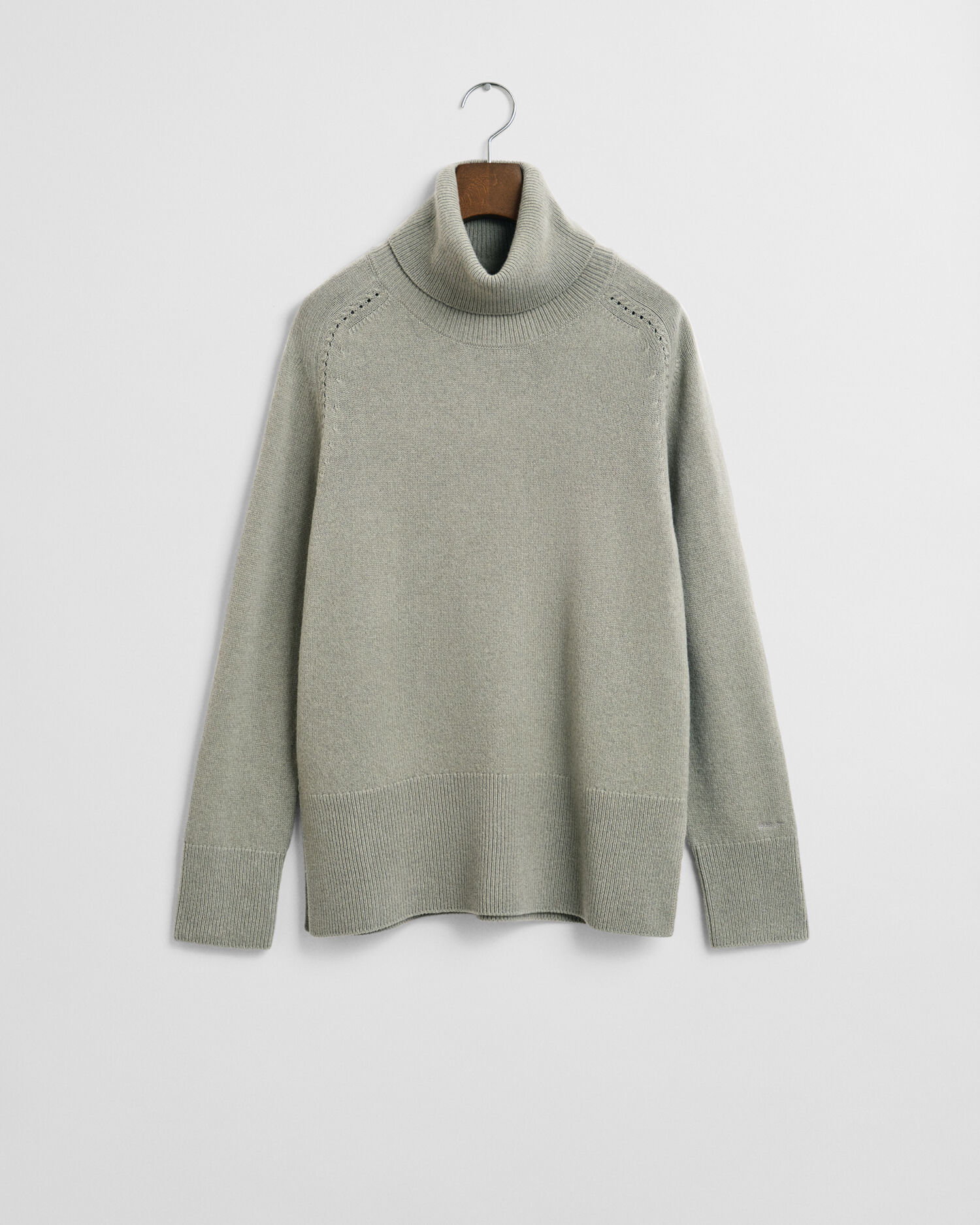 Weicher Rollkragenpullover aus Wolle mit Kaschmiranteil