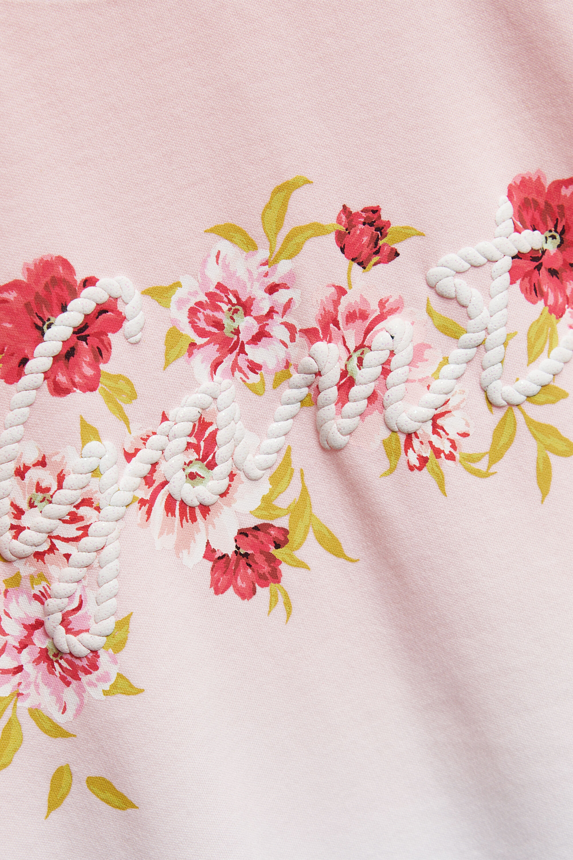 Teen Girls Graphic T-Shirt mit Blumenprint