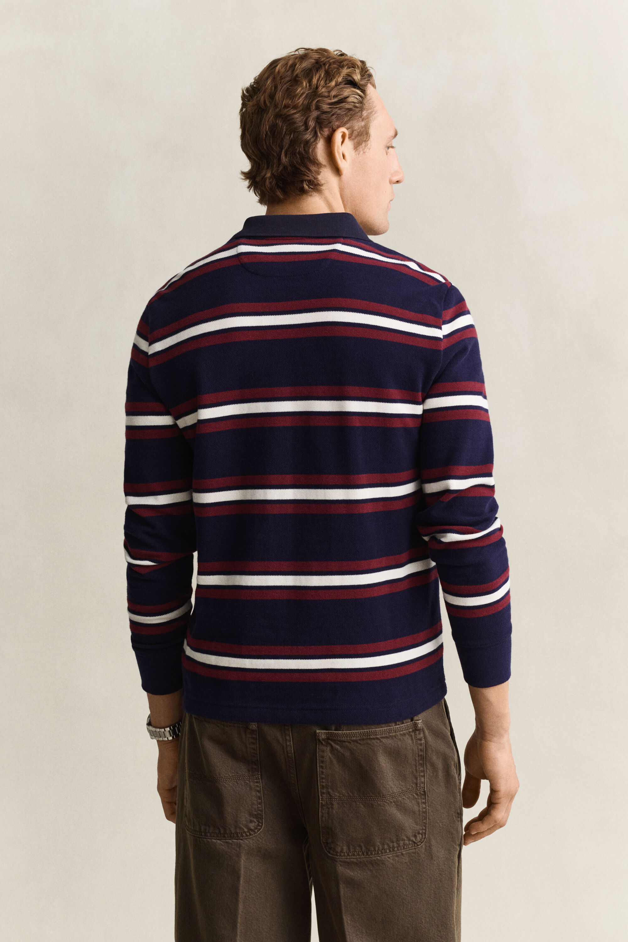 Poloshirt mit Streifen