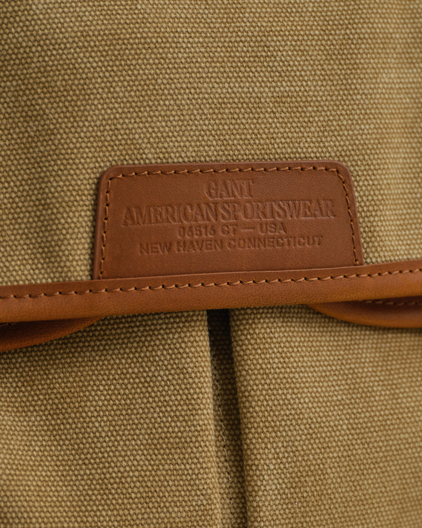 Fishing Tasche aus gewaschenem Canvas