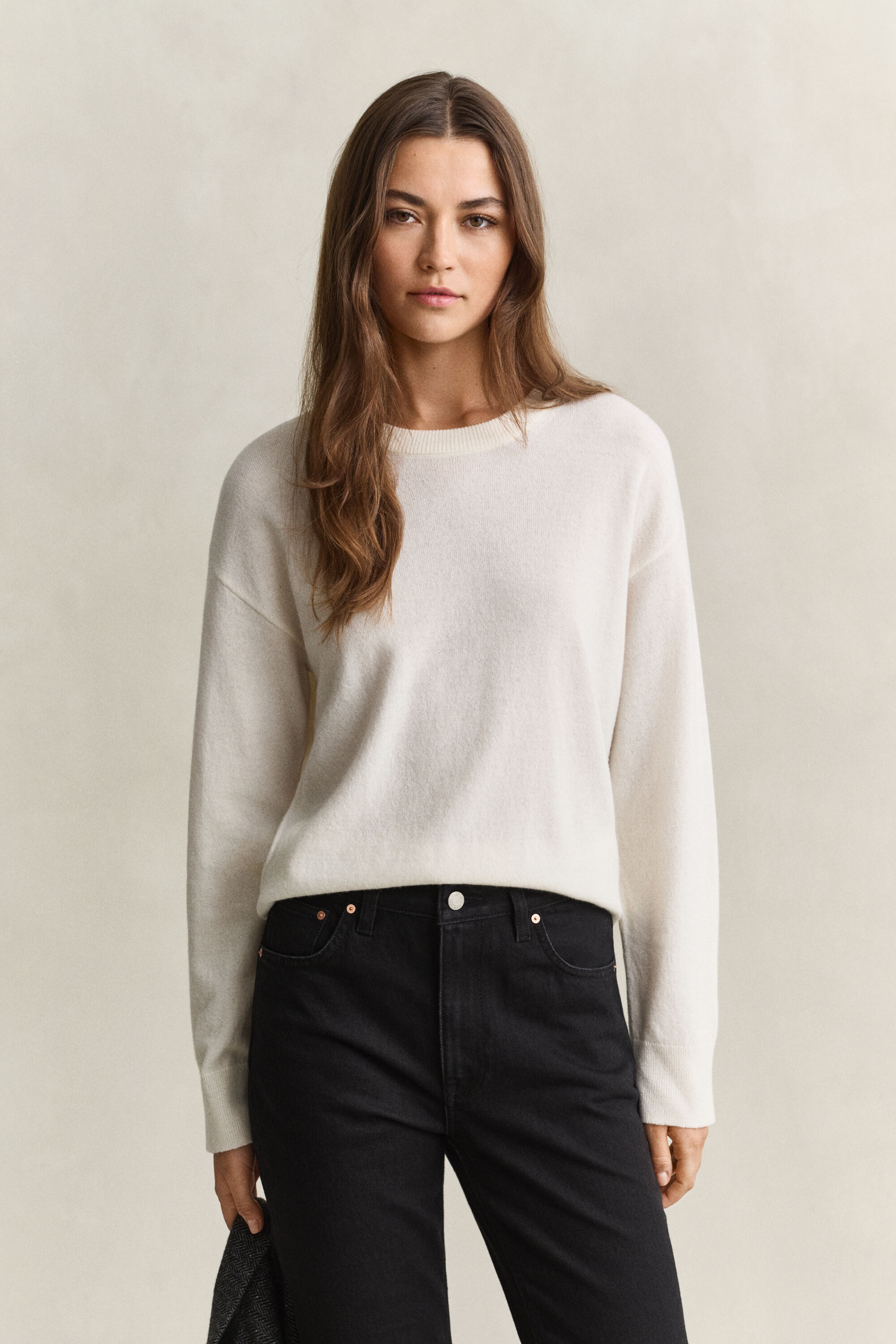 Superfine Lambswool Rundhalspullover
