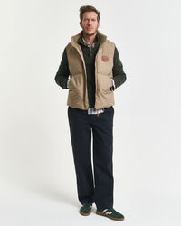 Gekn&ouml;pfter Wollmix Troyer mit Noppenstruktur