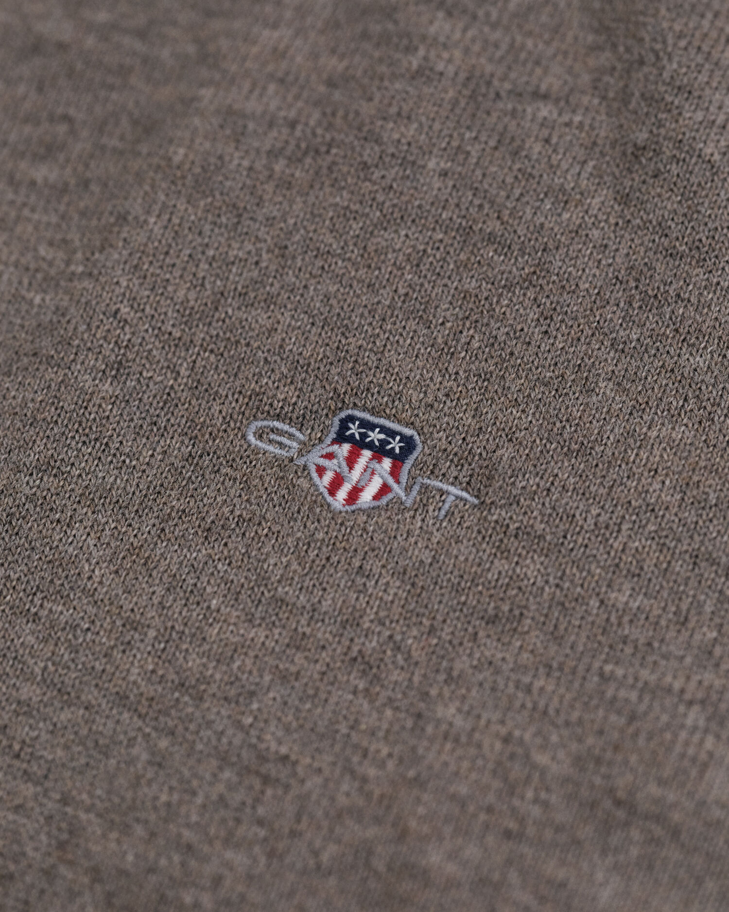 Rollkragenpullover aus Wolle und Baumwolle