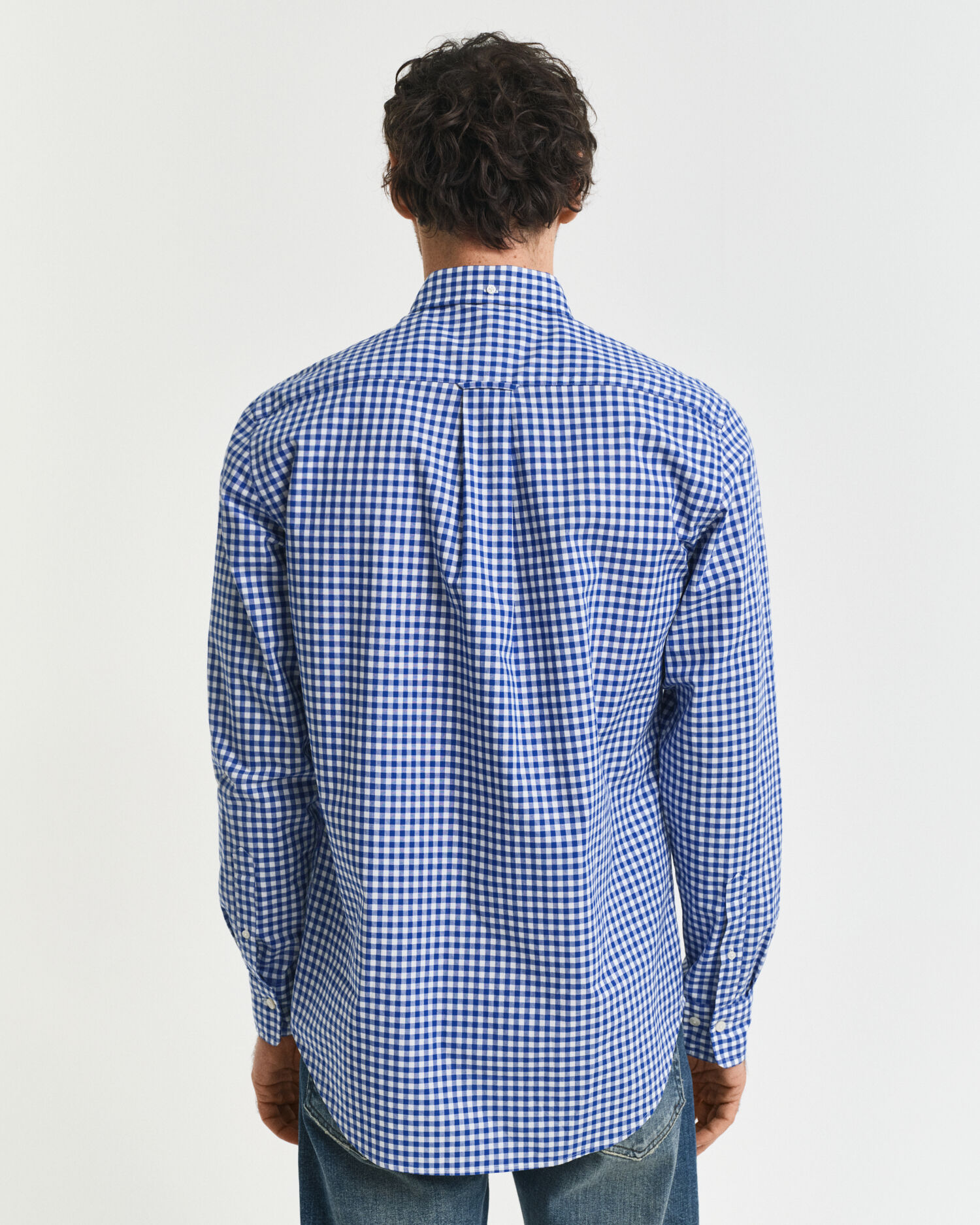 Regular Fit Classic Gingham Popeline Hemd