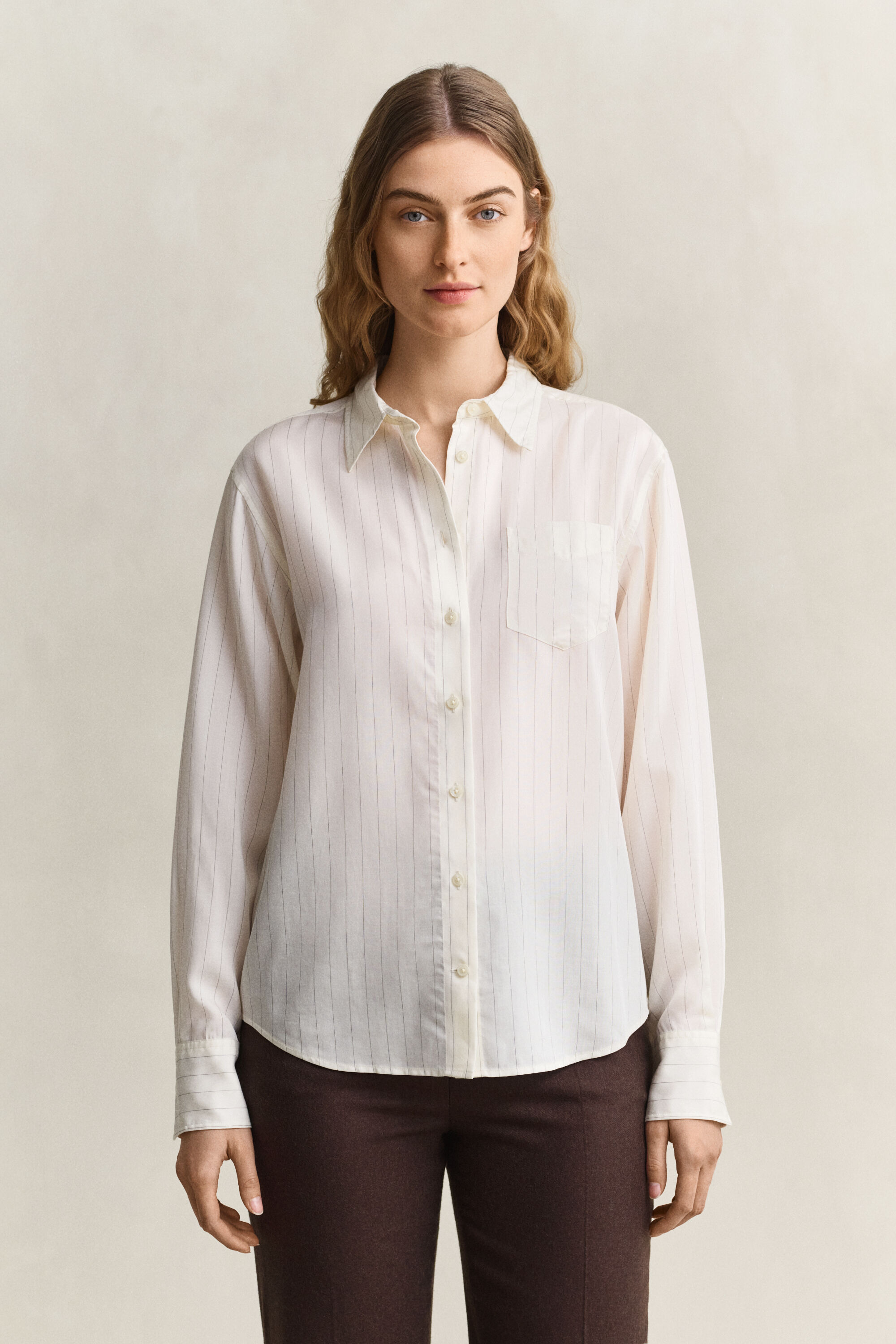 Bluse mit Faltendetail am Rücken