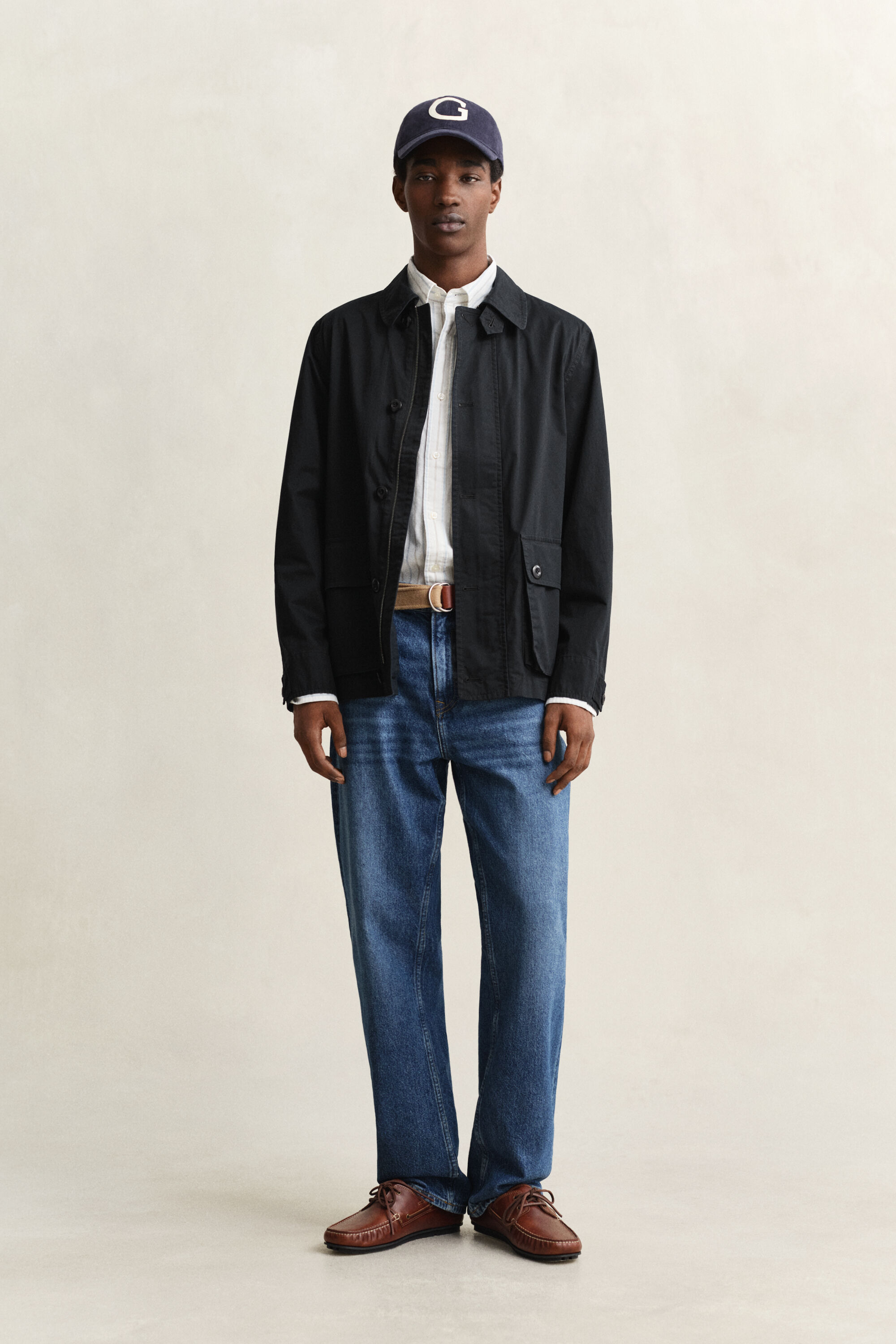 Decker-Jacke aus Baumwolle