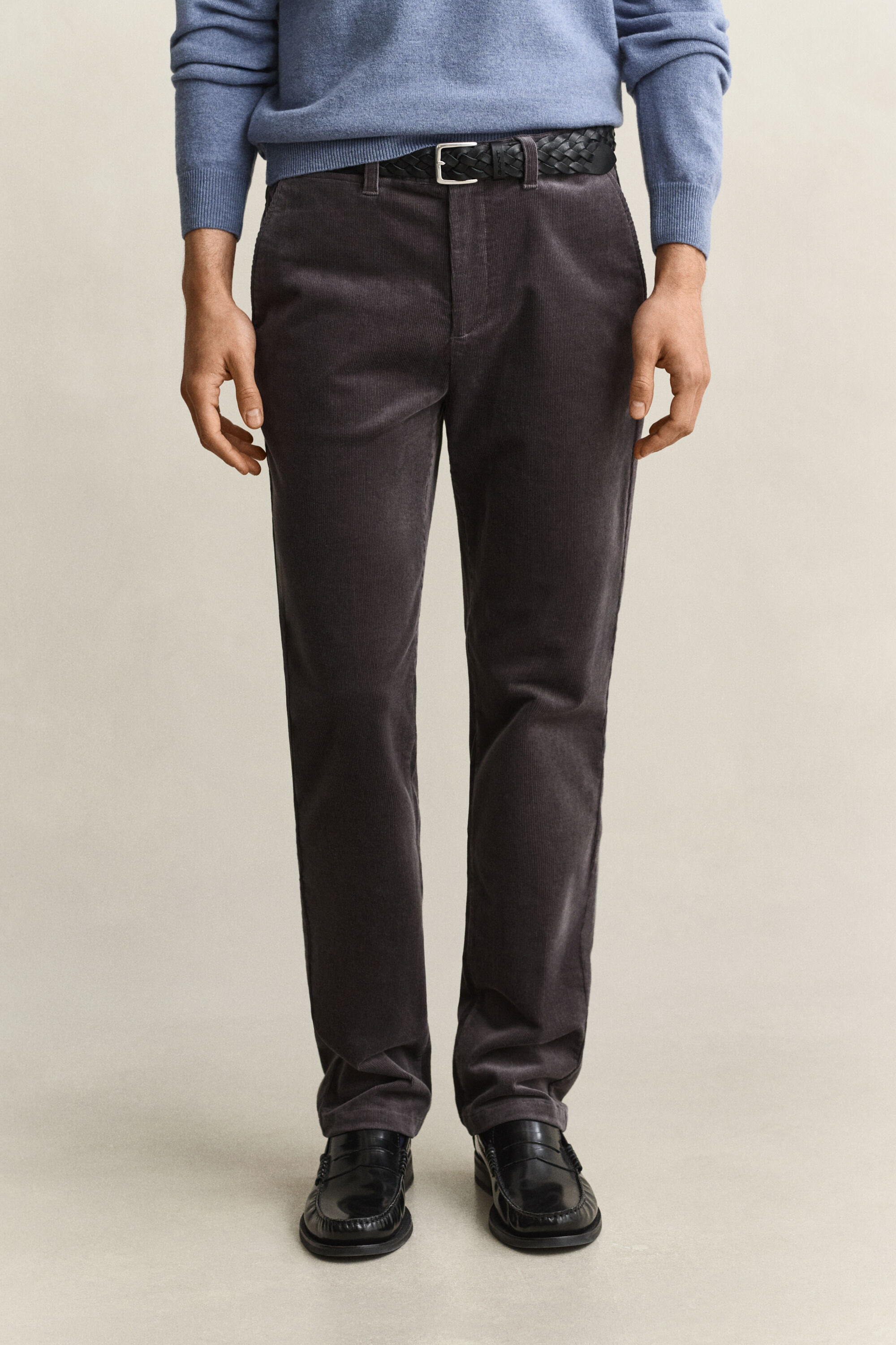 Regular Fit Cord Chinohose