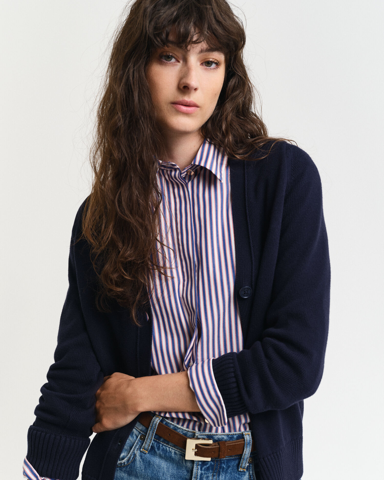 Classic Strickjacke aus Baumwolle