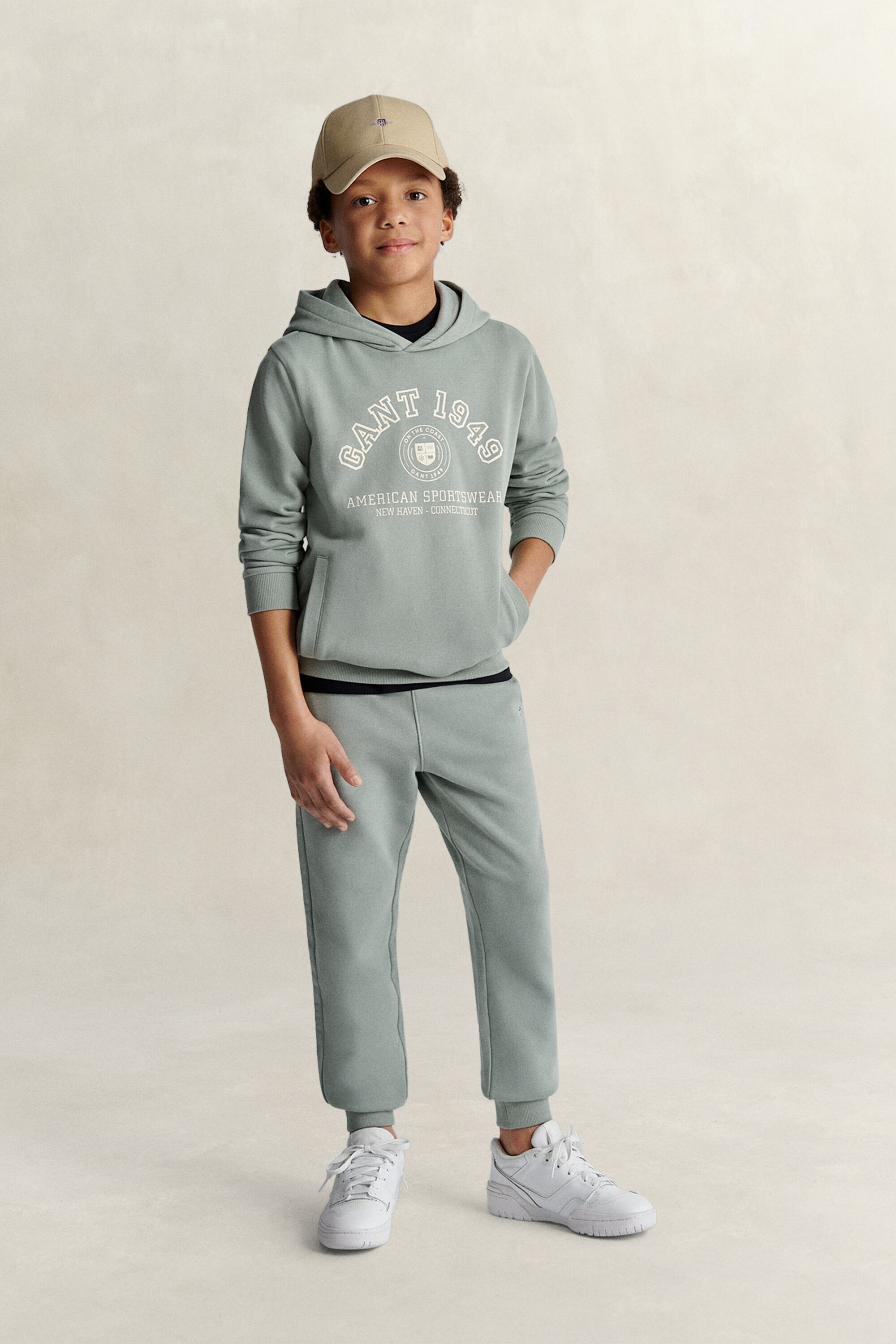 Teen Boys Collegiate Hoodie mit Logo
