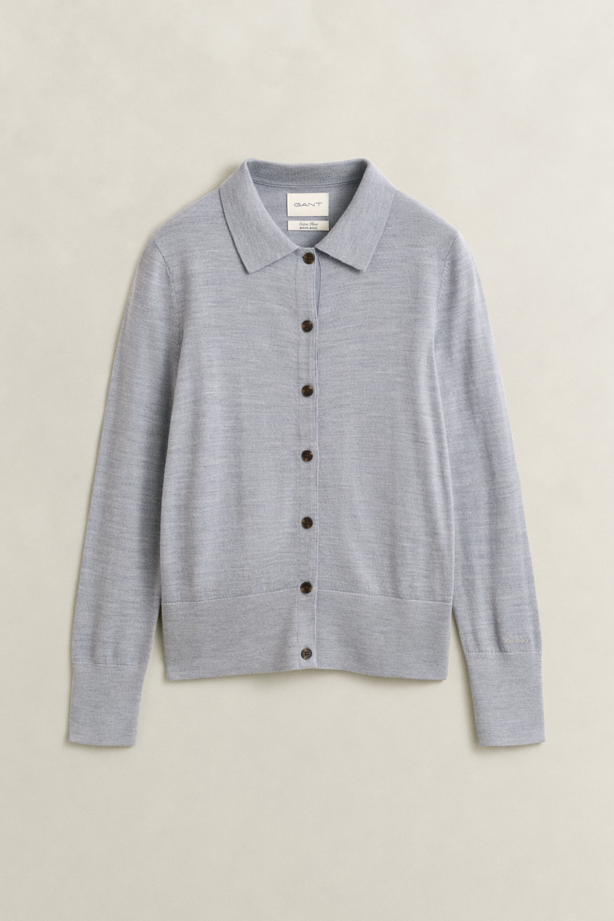 Strickjacke aus extrafeiner Merinowolle