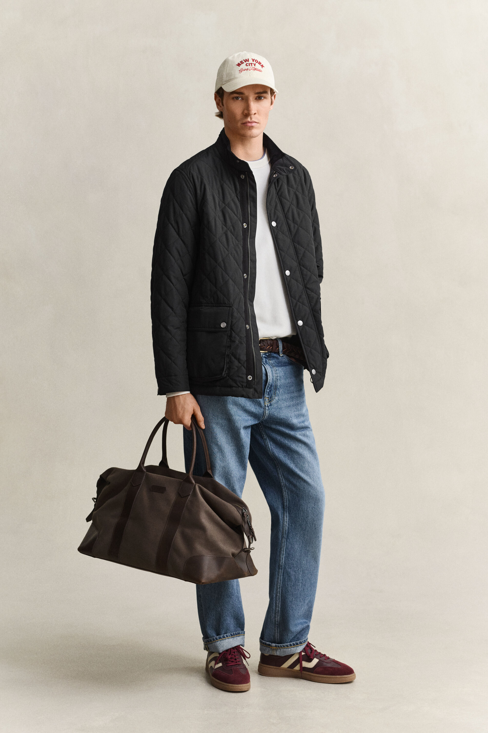 Mittellange Steppjacke