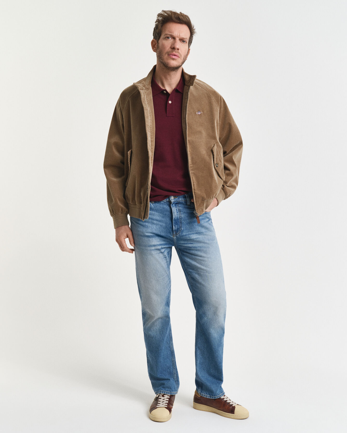 Regular Fit Shield Piqu&eacute; Poloshirt