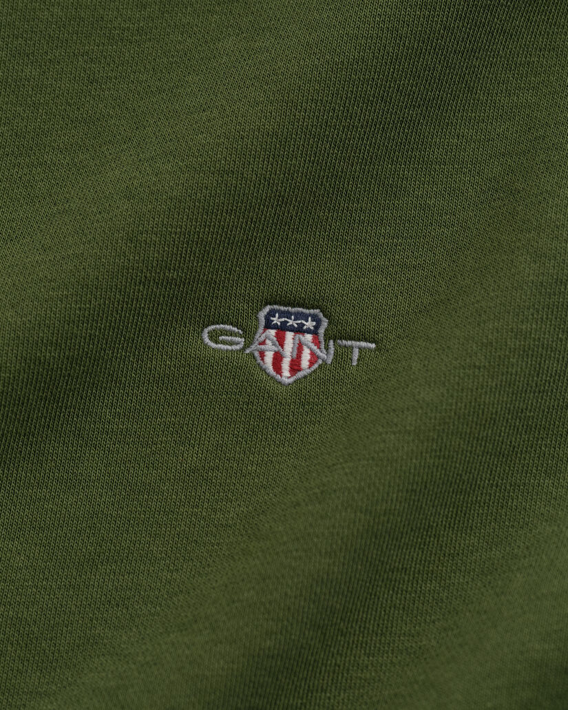 Shield Sweatshirt mit halblangem Rei&szlig;verschluss