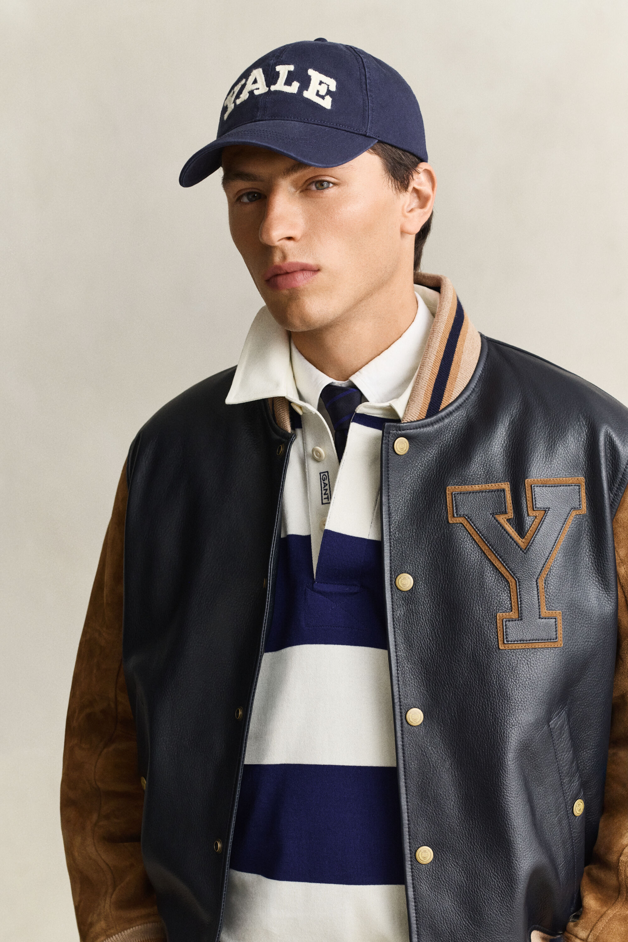 Gant x Yale Cap aus gewaschenem Baumwolltwill