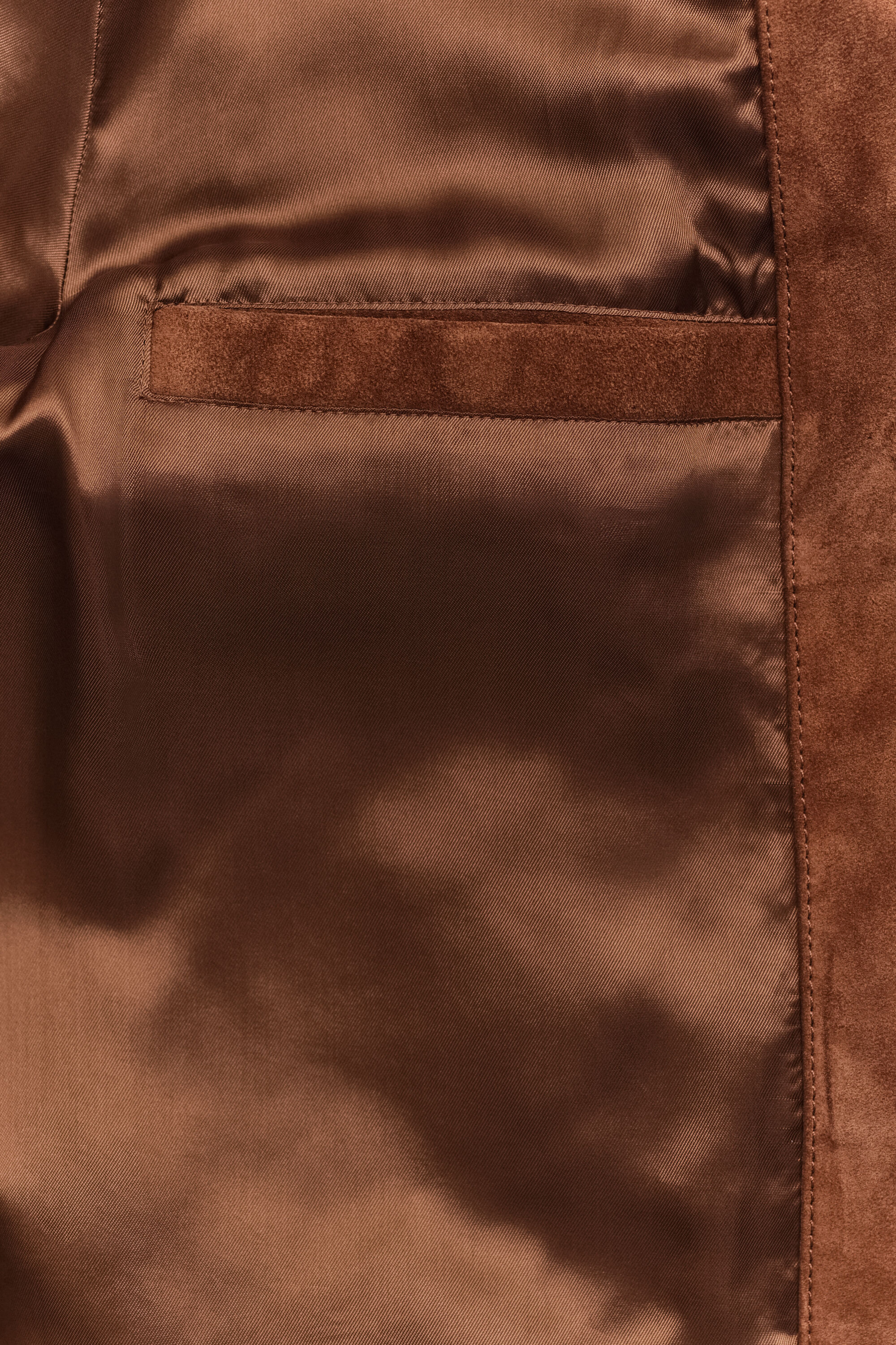 Jacke aus Veloursleder