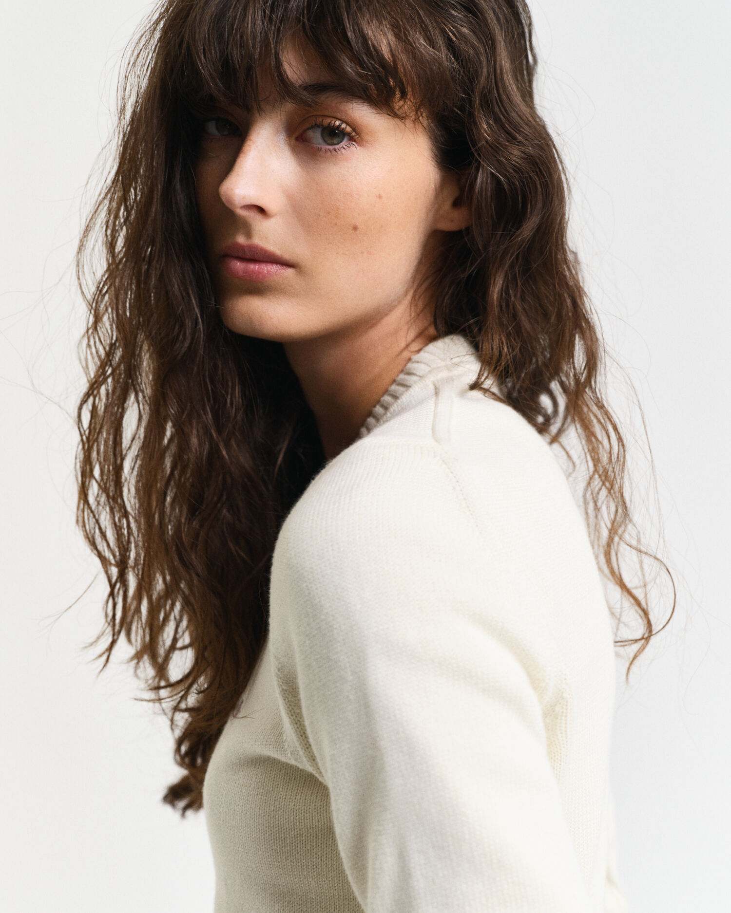 Klassischer Rundhalspullover aus Baumwolle