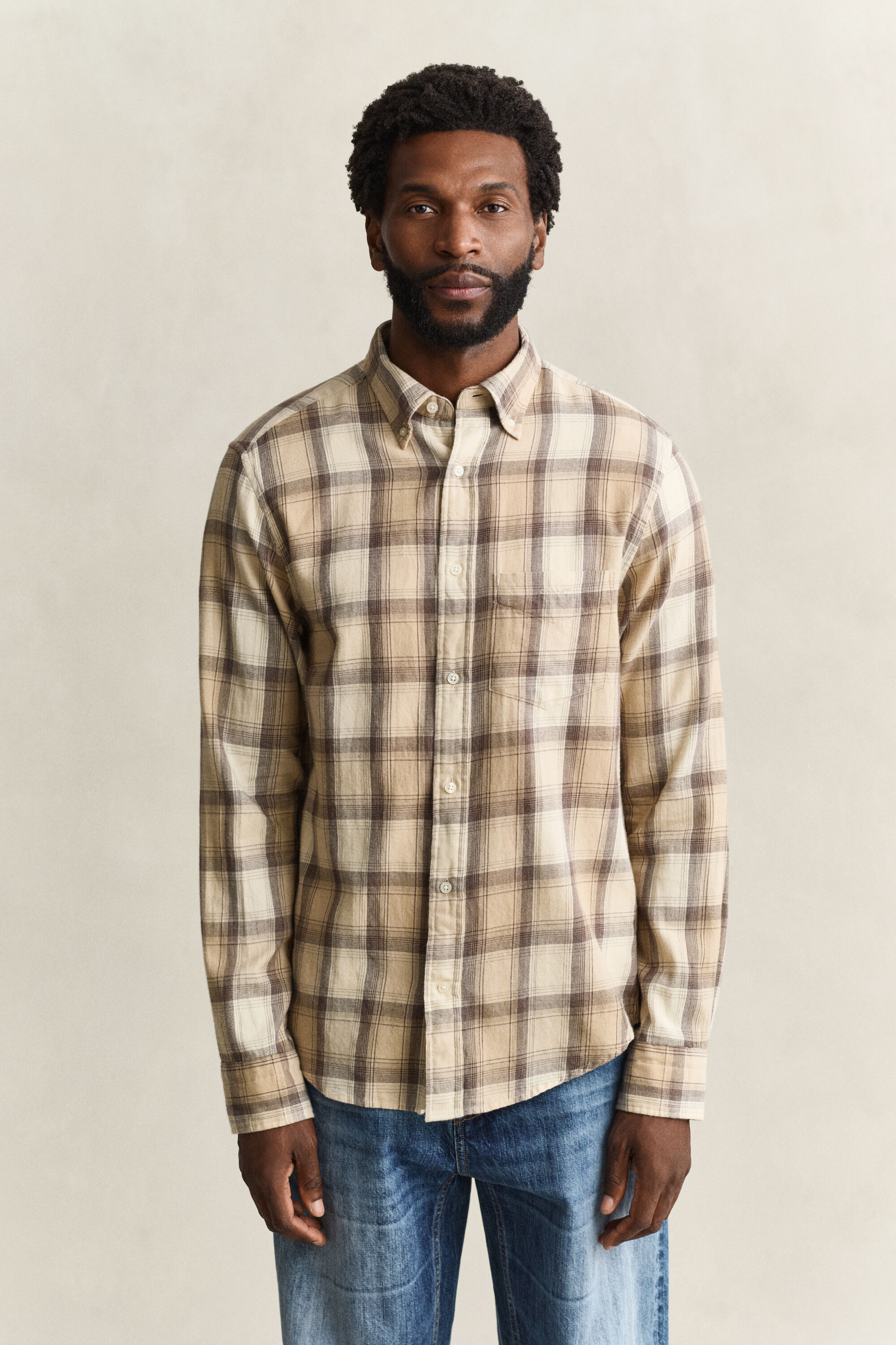 Windblown Flanel Karohemd