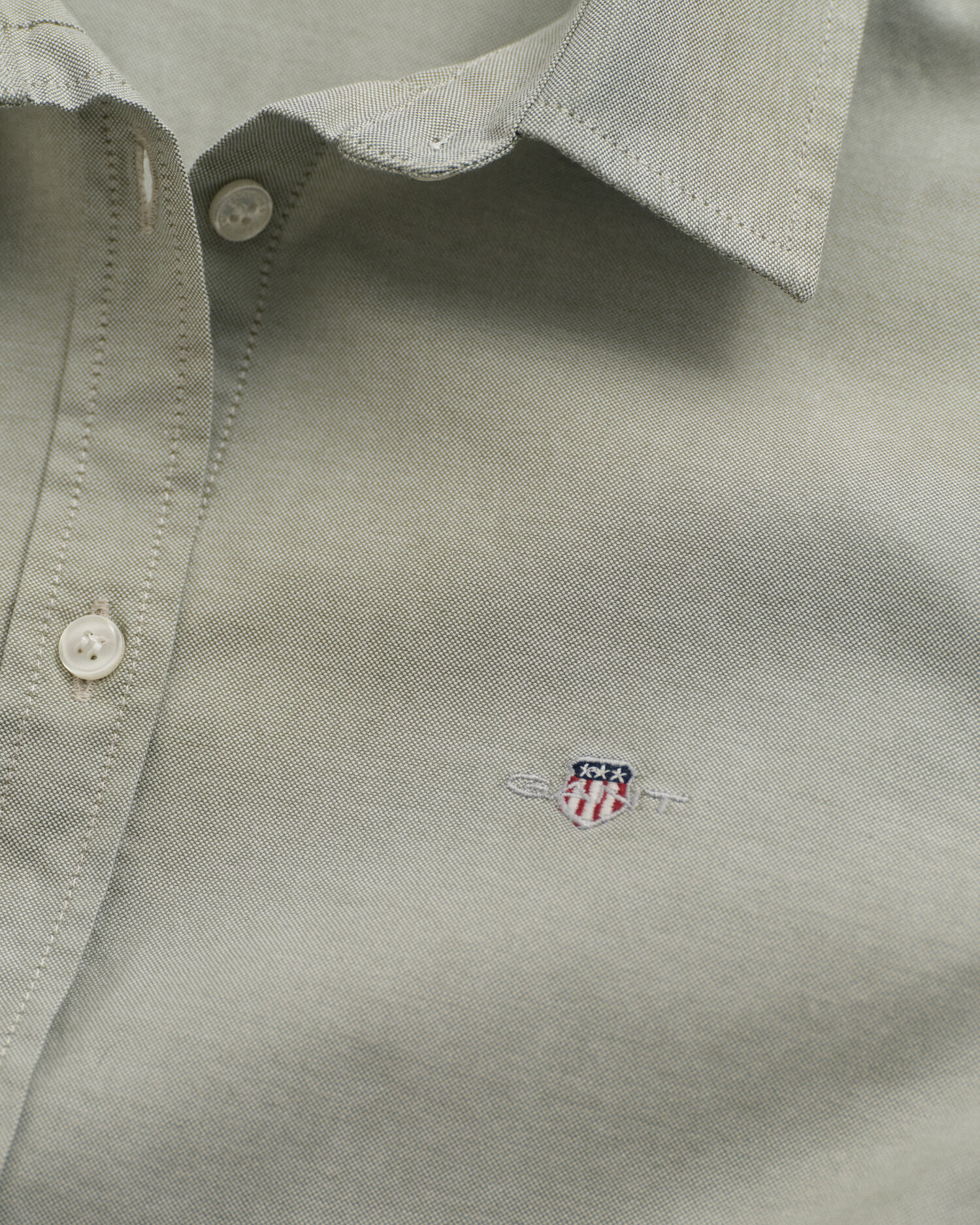 Stretch Oxford-Bluse