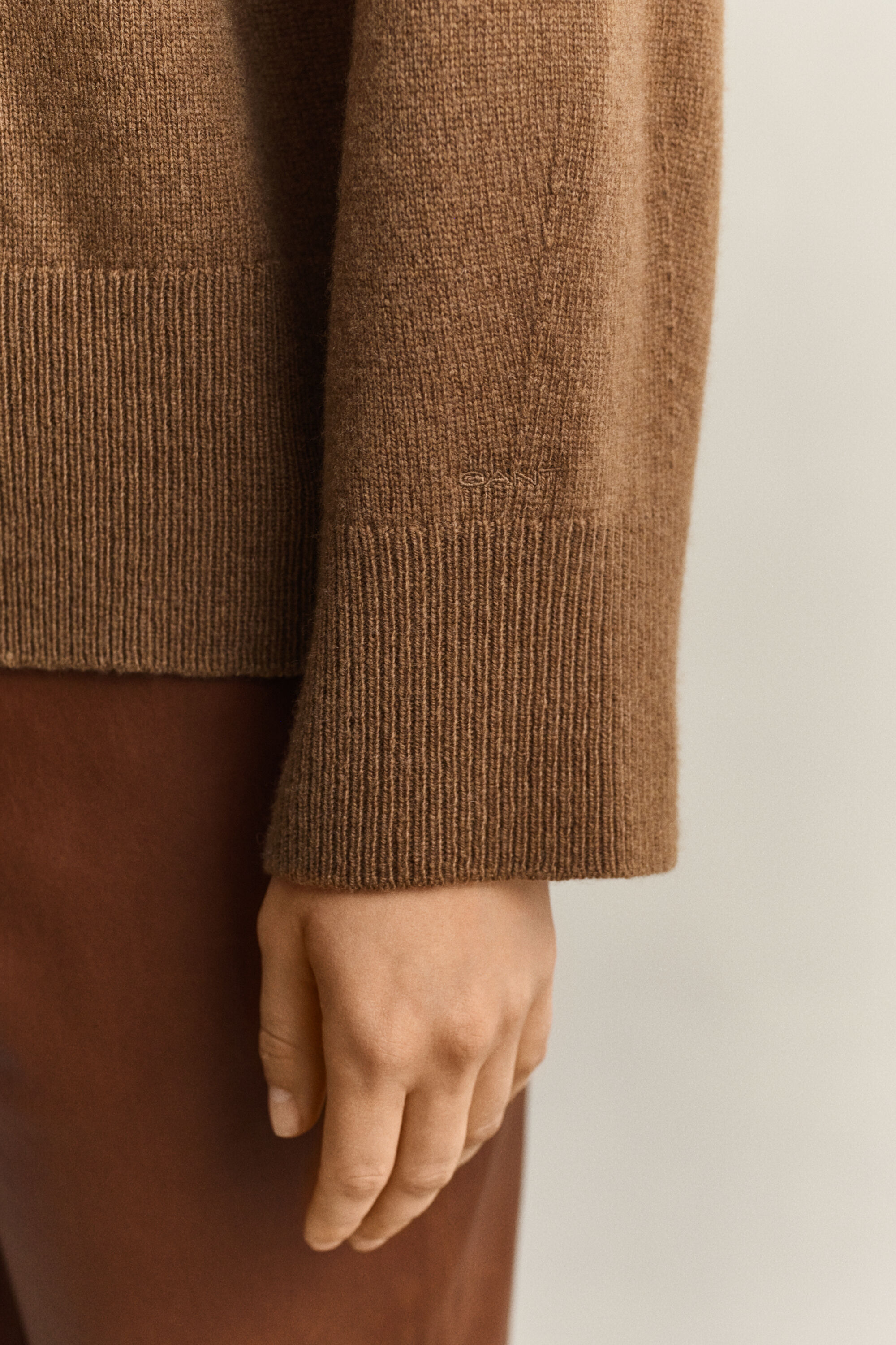 Rollkragenpullover aus Wolle und Kaschmir