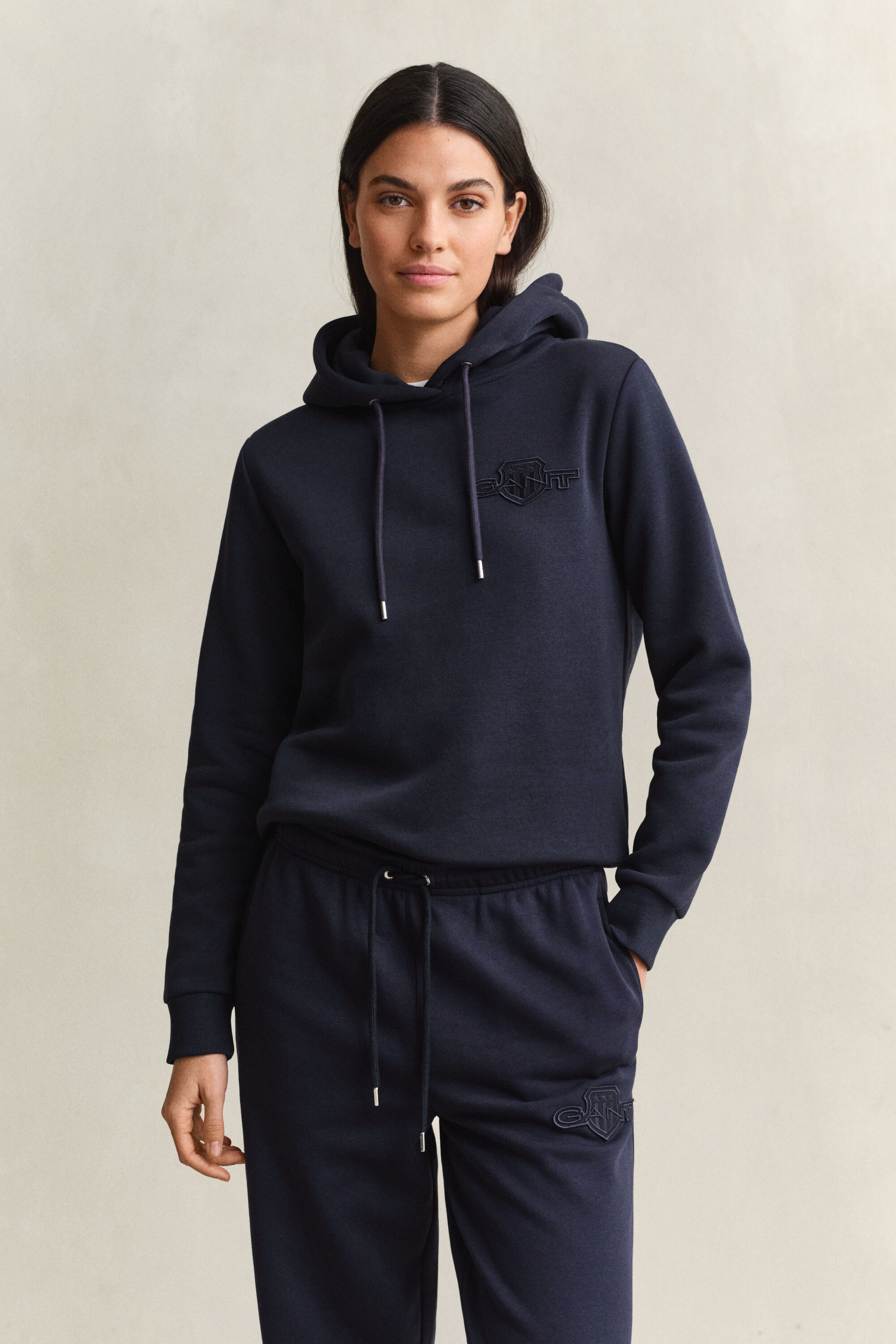 Tonal Shield Hoodie
