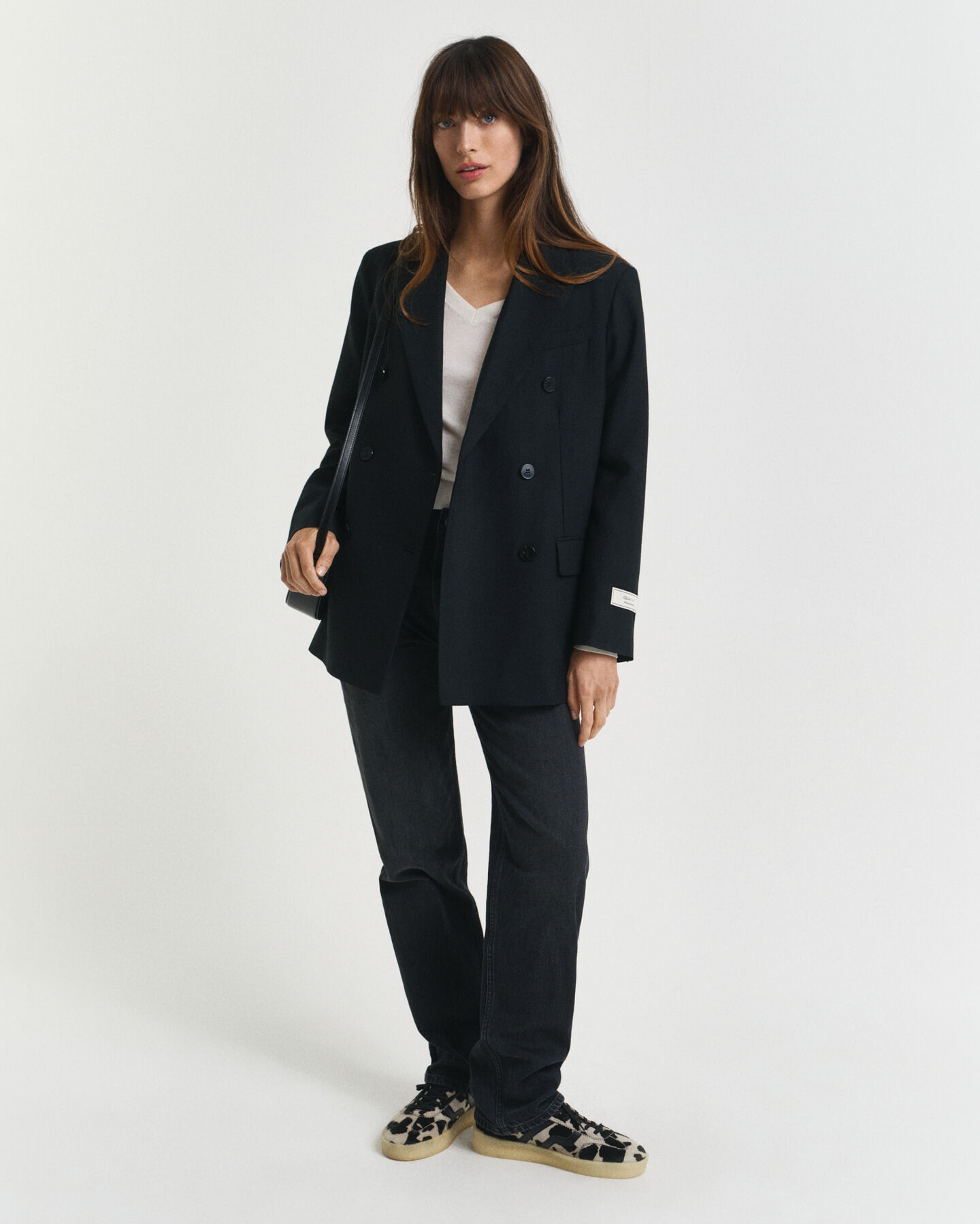 V-Neck Pullover aus extra feiner Merinowolle